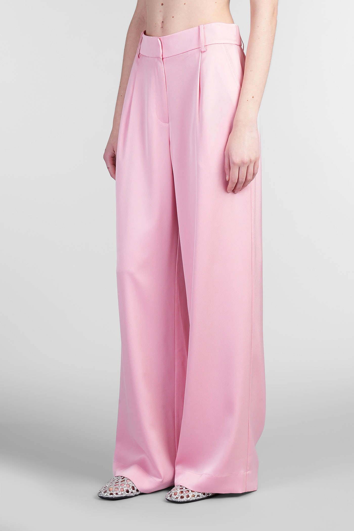 SIMKHAI MALCOM PANTS IN ROSE-PINK ACETATE