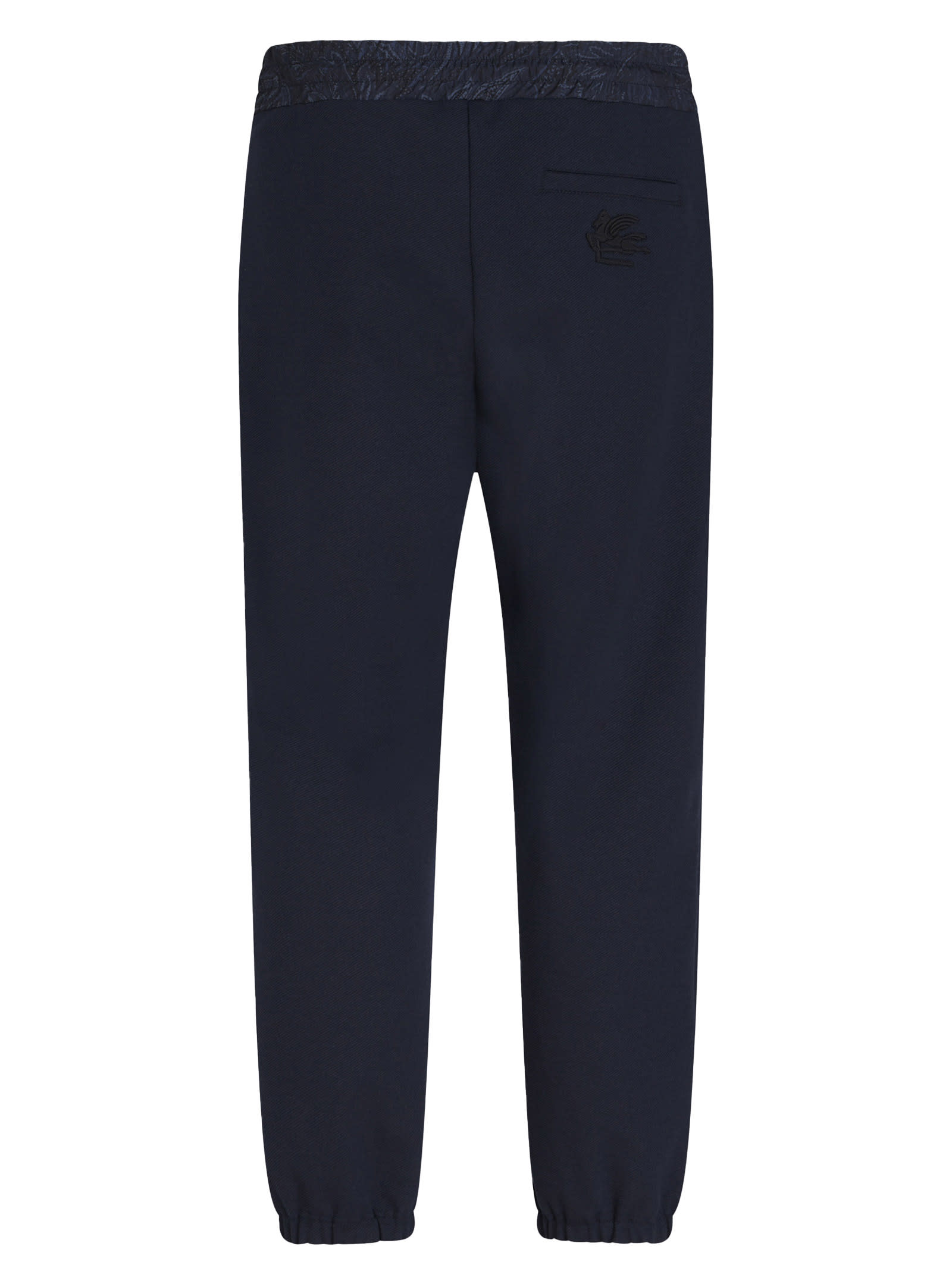 Shop Etro Trousers In Blue