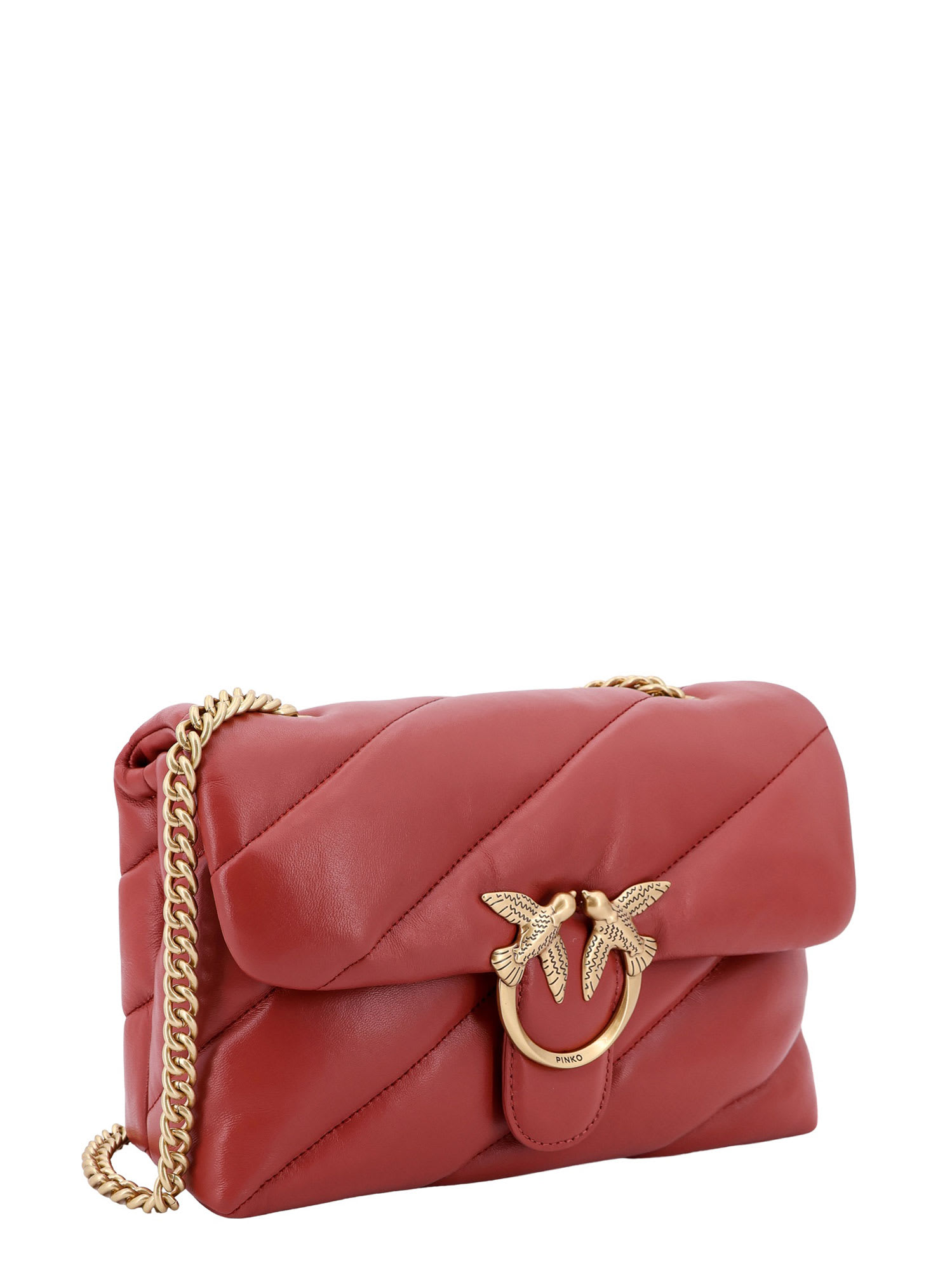 Shop Pinko Shoulder Bag In Red