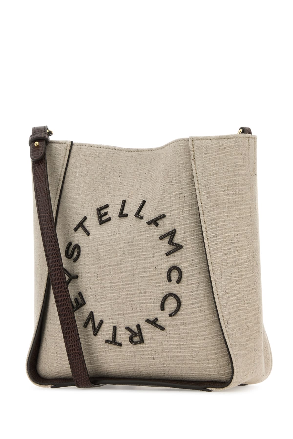 Shop Stella Mccartney Crossbody Bag Eco Canvas & Embossed Eco Alter Mat In Birch