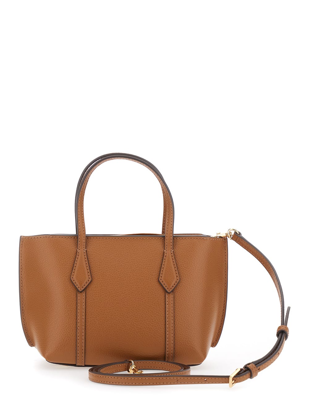 Tory Burch Perry Mini Tote In Brown