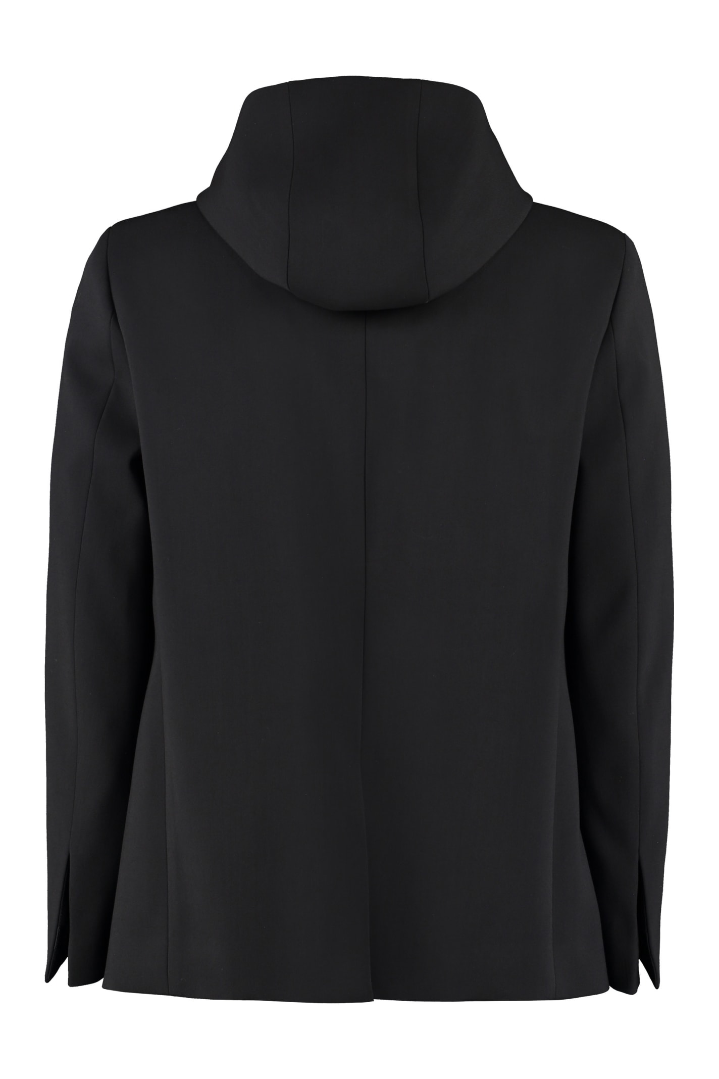 Shop Givenchy Virgin Wool Jacket In Black