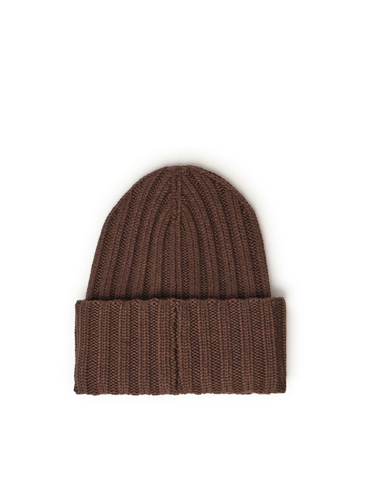 Dsquared2 Ribbed Logo-patch Beanie In Brown