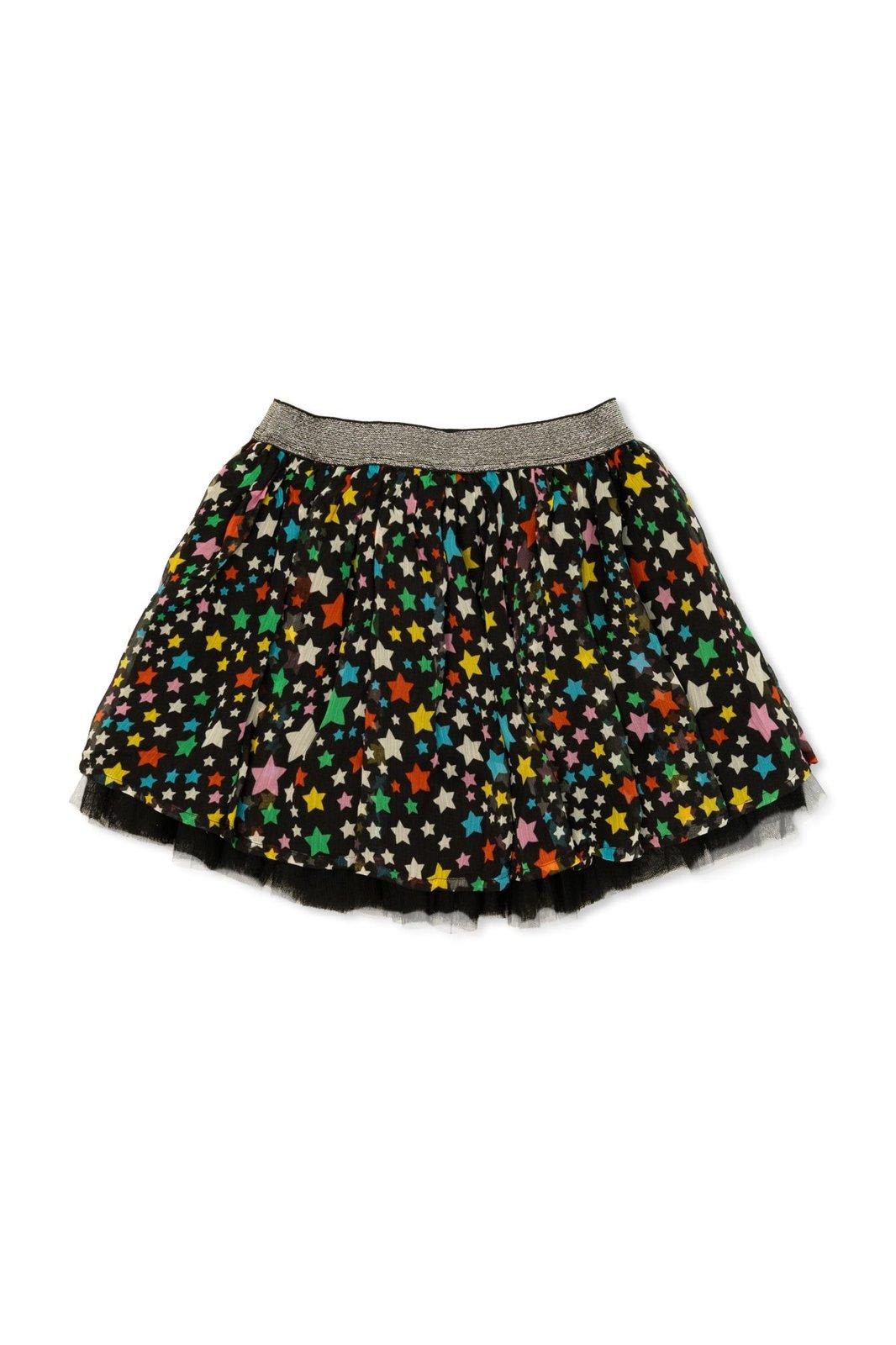 Shop Stella Mccartney Star Printed Mini Skirt In Multicolour