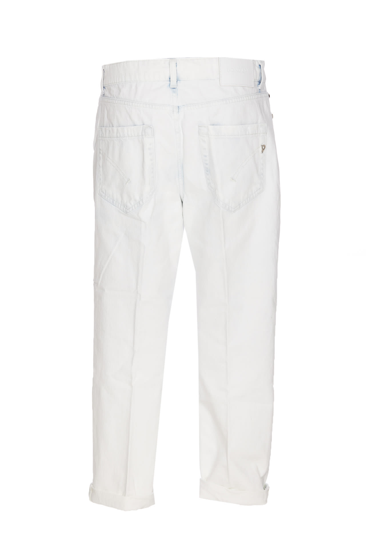 Shop Dondup Koons Gioiello Pants In White