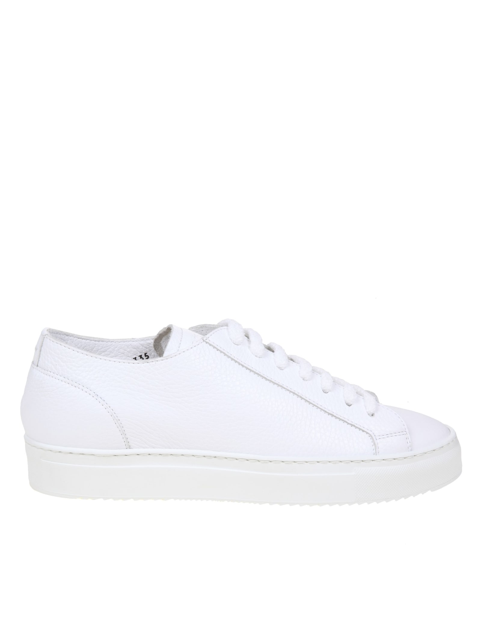 Doucals Sneakers In White Nappa