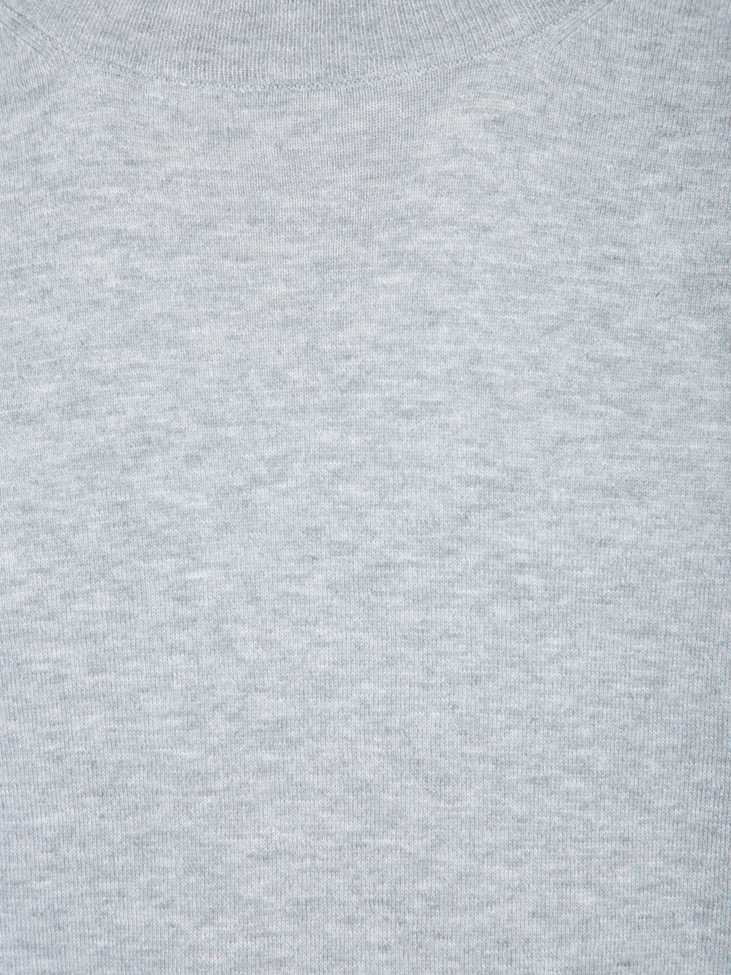 Brunello Cucinelli Cotton Sweater In Mist Grey