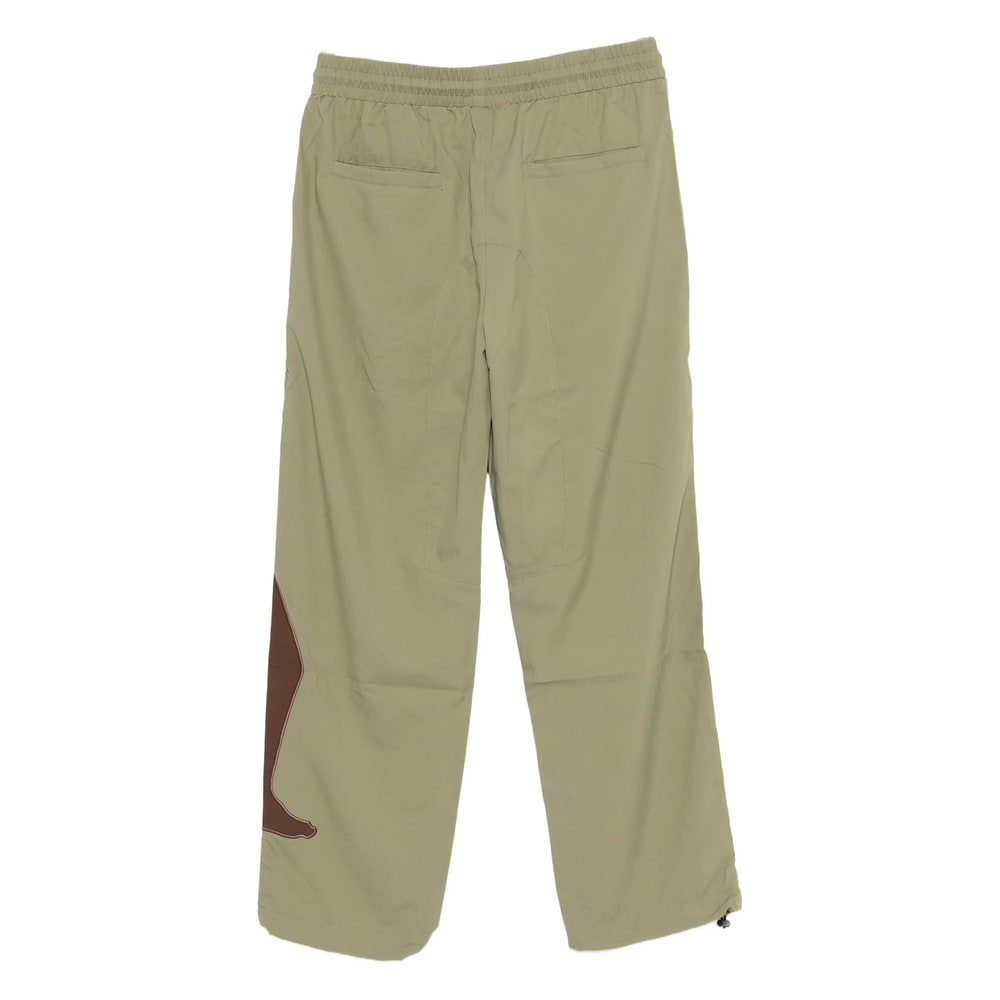 Kidsuper Drawstring Casual Pants In Green