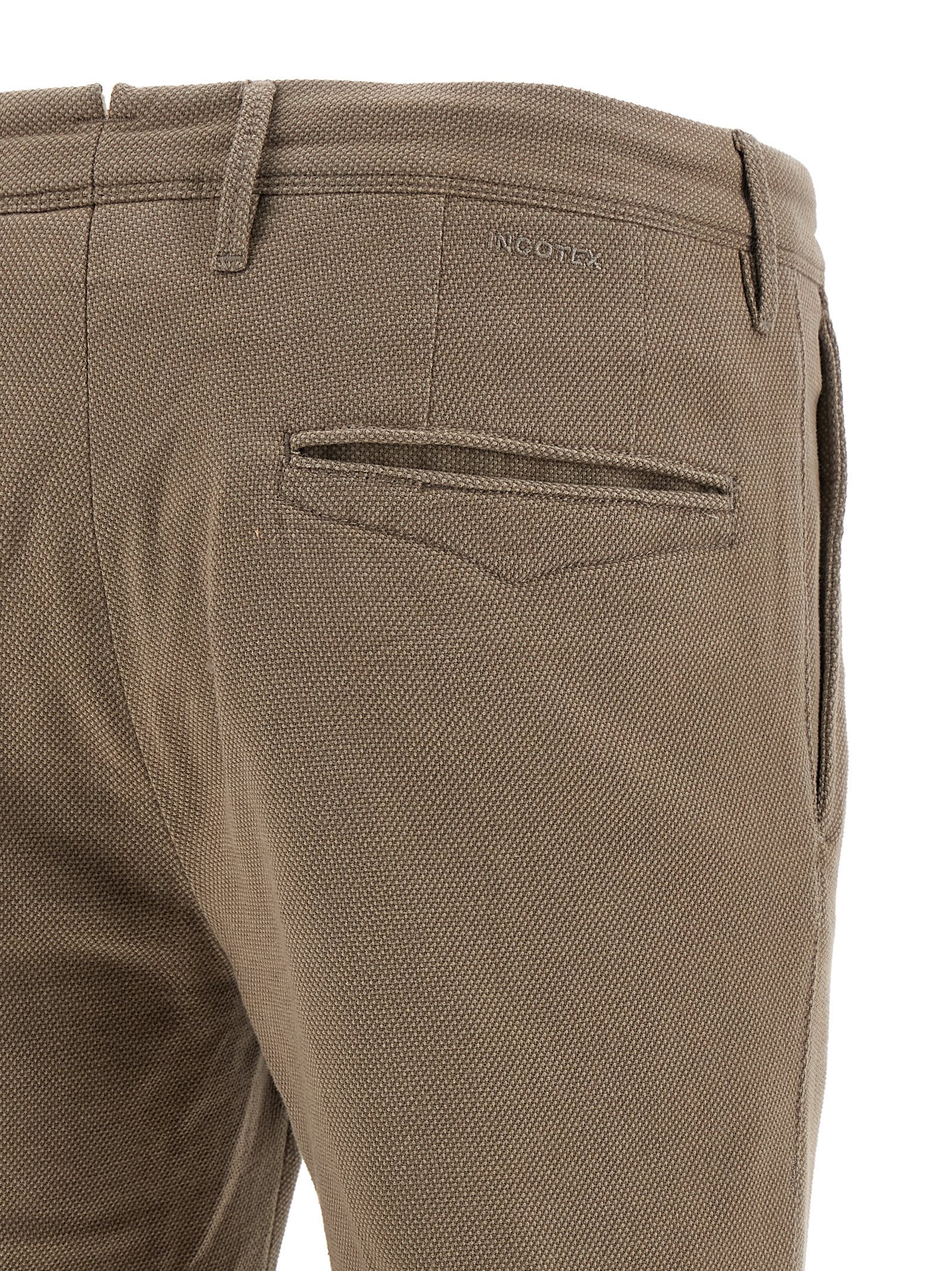 Incotex Honeycomb Pants In Sand