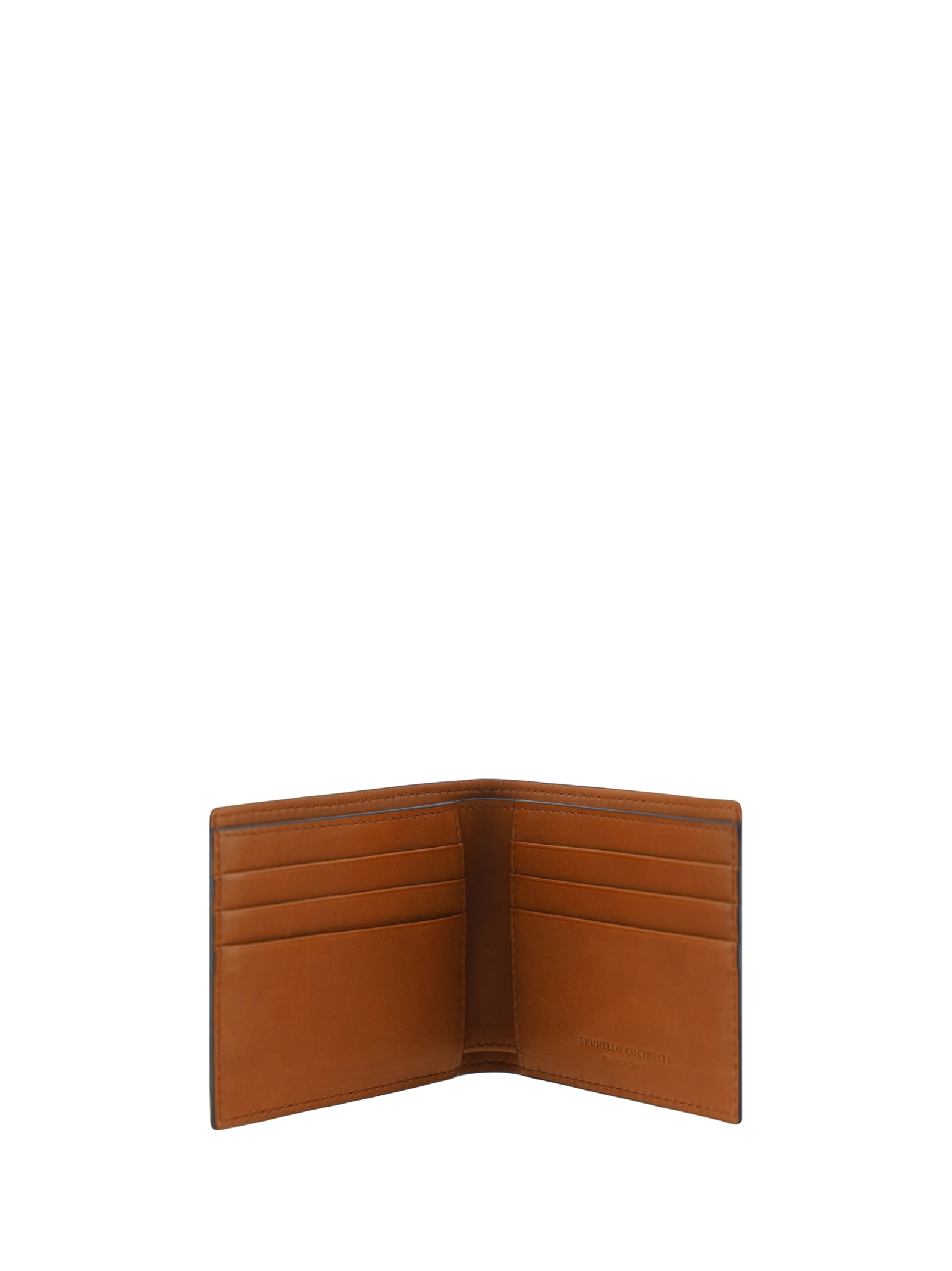 Shop Brunello Cucinelli Wallet In Cognac