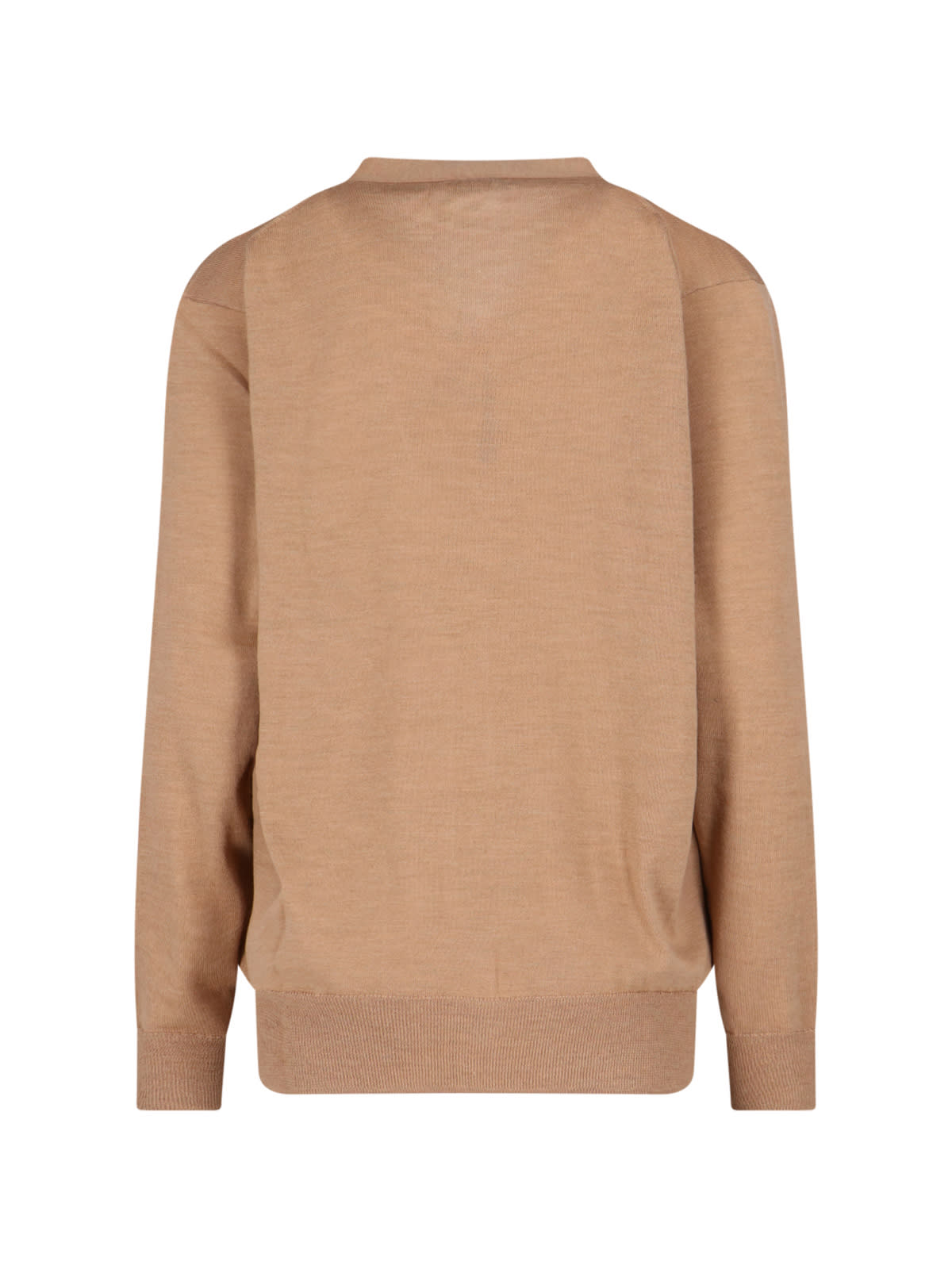 Polo Ralph Lauren Cardigan In Lana In Brown