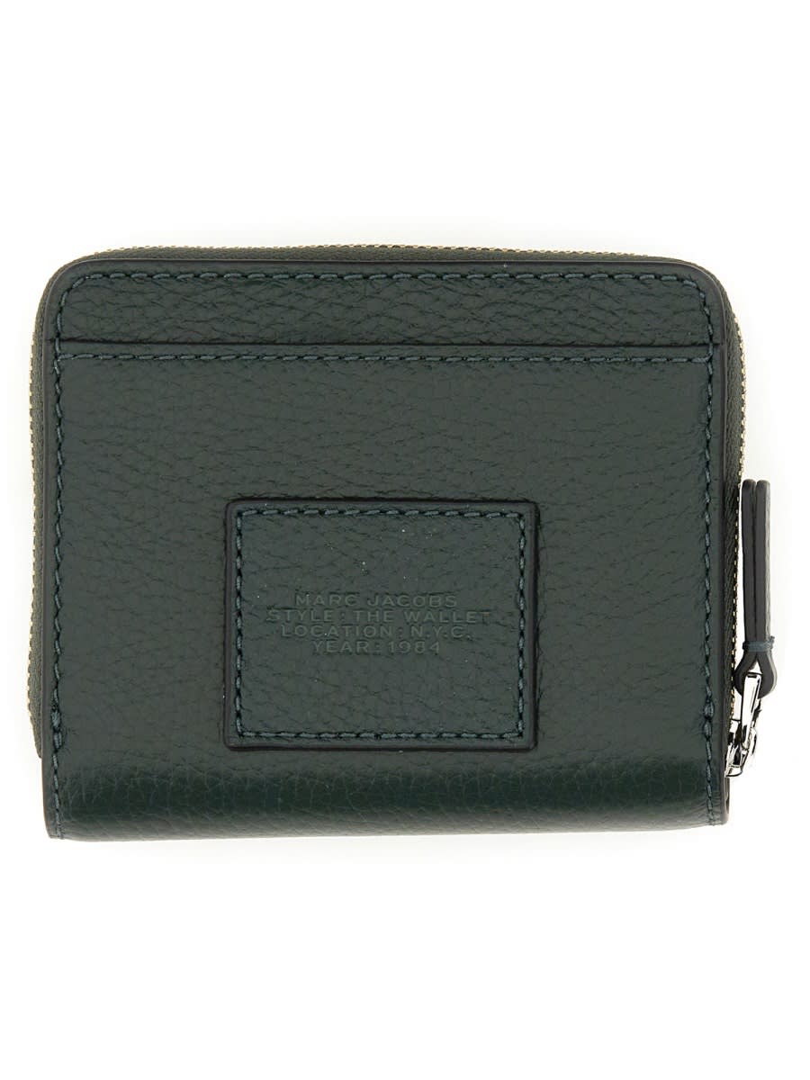 Shop Marc Jacobs The Compact Mini Wallet In Green