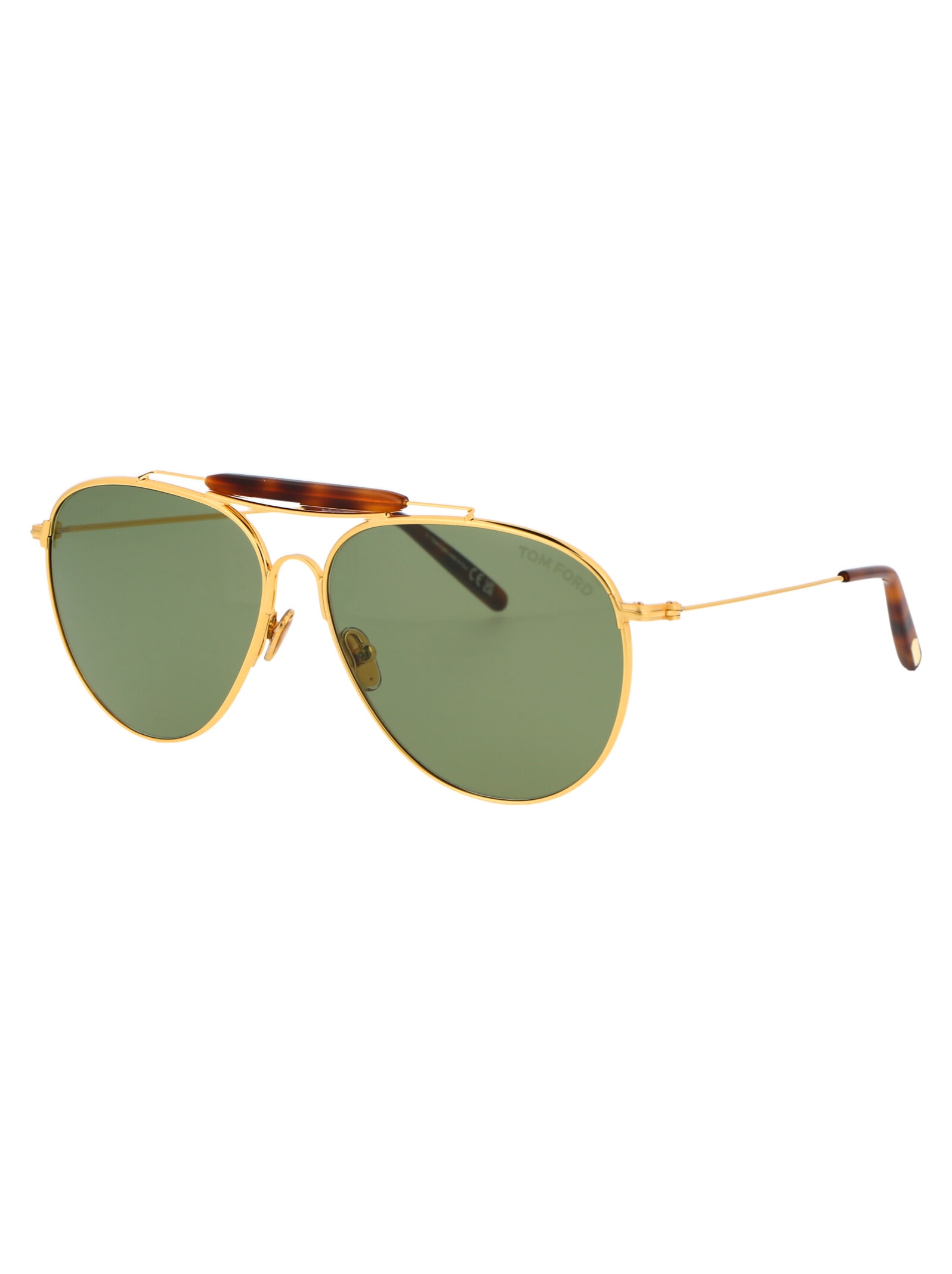 Shop Tom Ford Ft0995 Sunglasses In 30n Gold