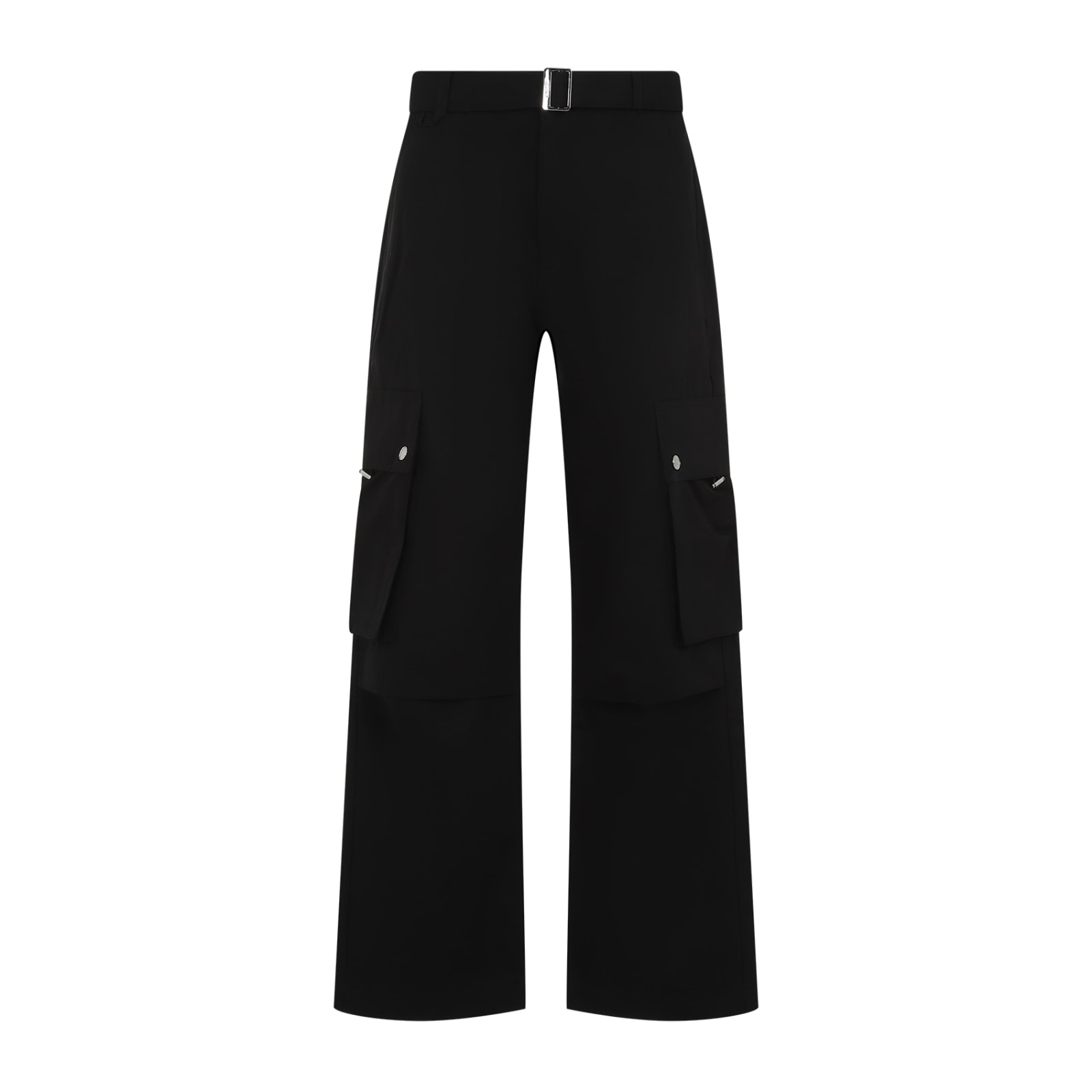 Jacquemus Straight Cargo Pants In Black