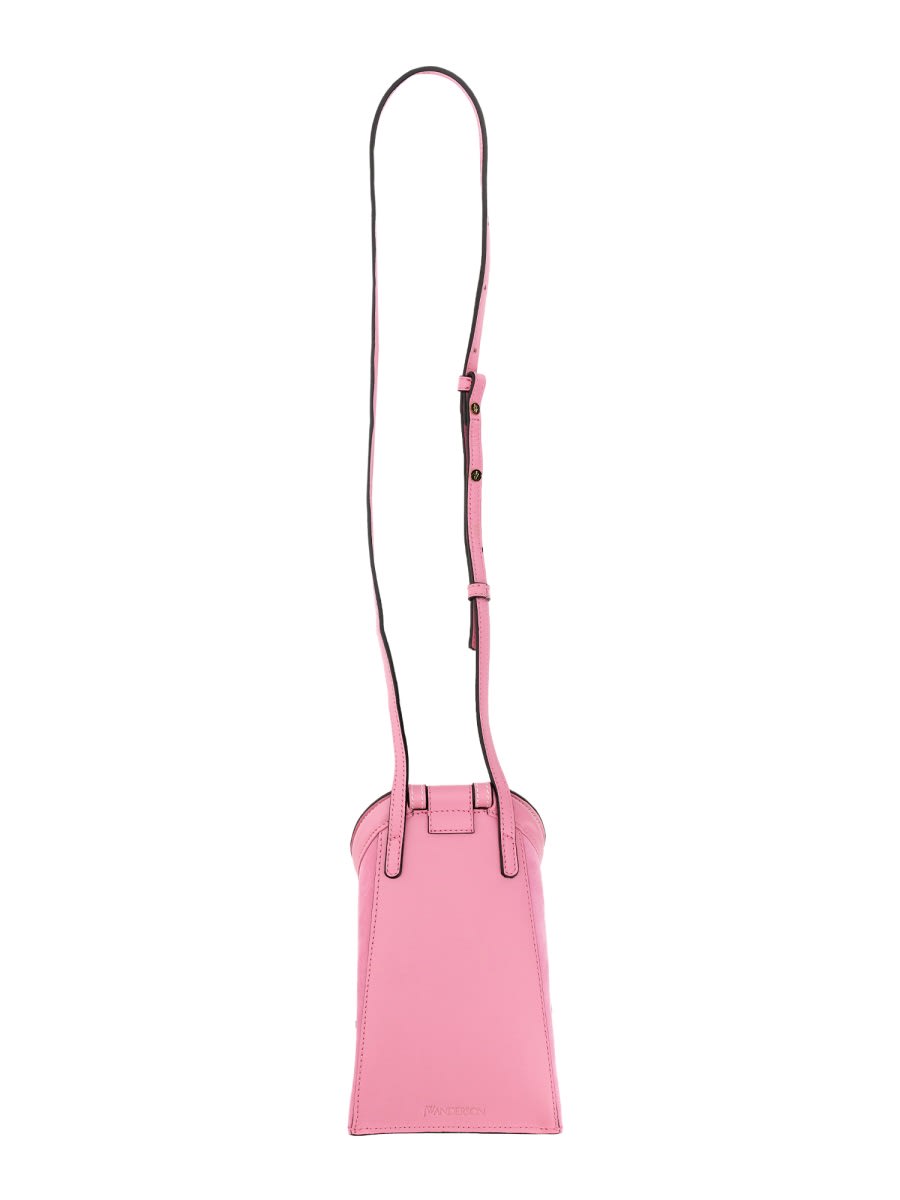 Shop Jw Anderson Borsa Chain Lid Pocket In Pink