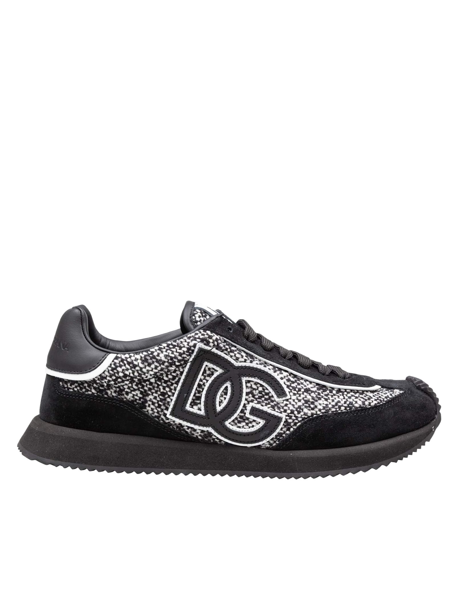 Dolce & Gabbana Dolce&gabbana Men Dg Cushion Sneakers In Black