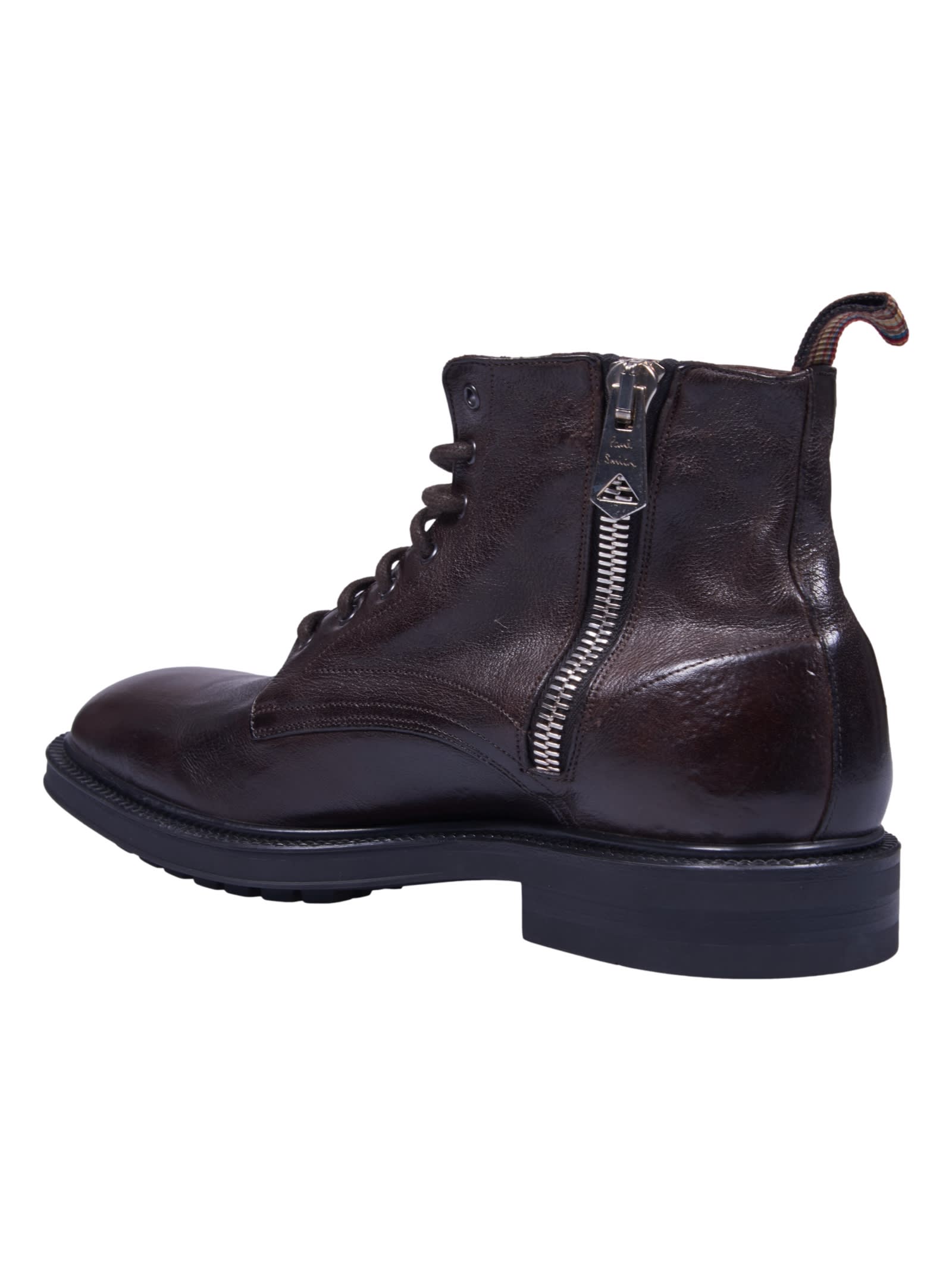 Shop Paul Smith Sparrow Boots In Brown