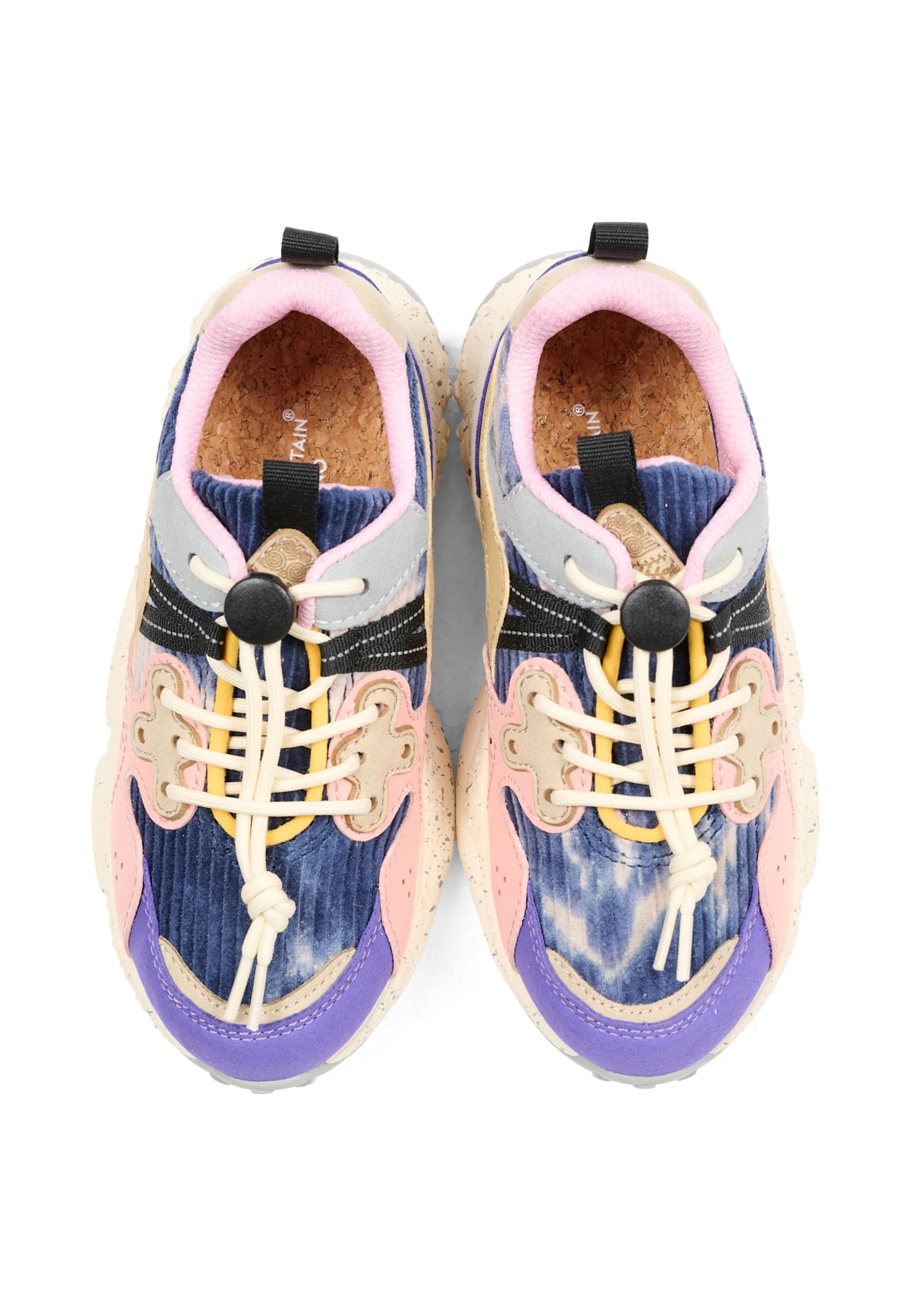 Flower Mountain Multicolor Yaman Sneakers For Kids In Multi