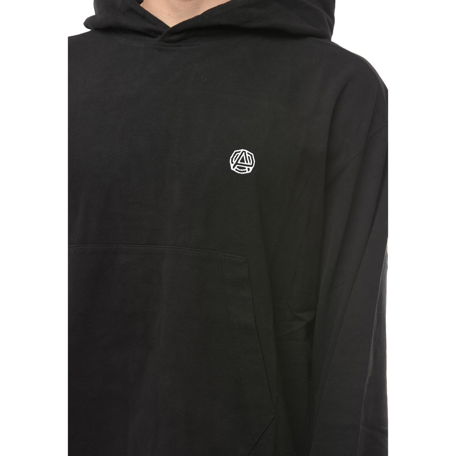 Shop Ambush Hooded Sweatshirt In Black