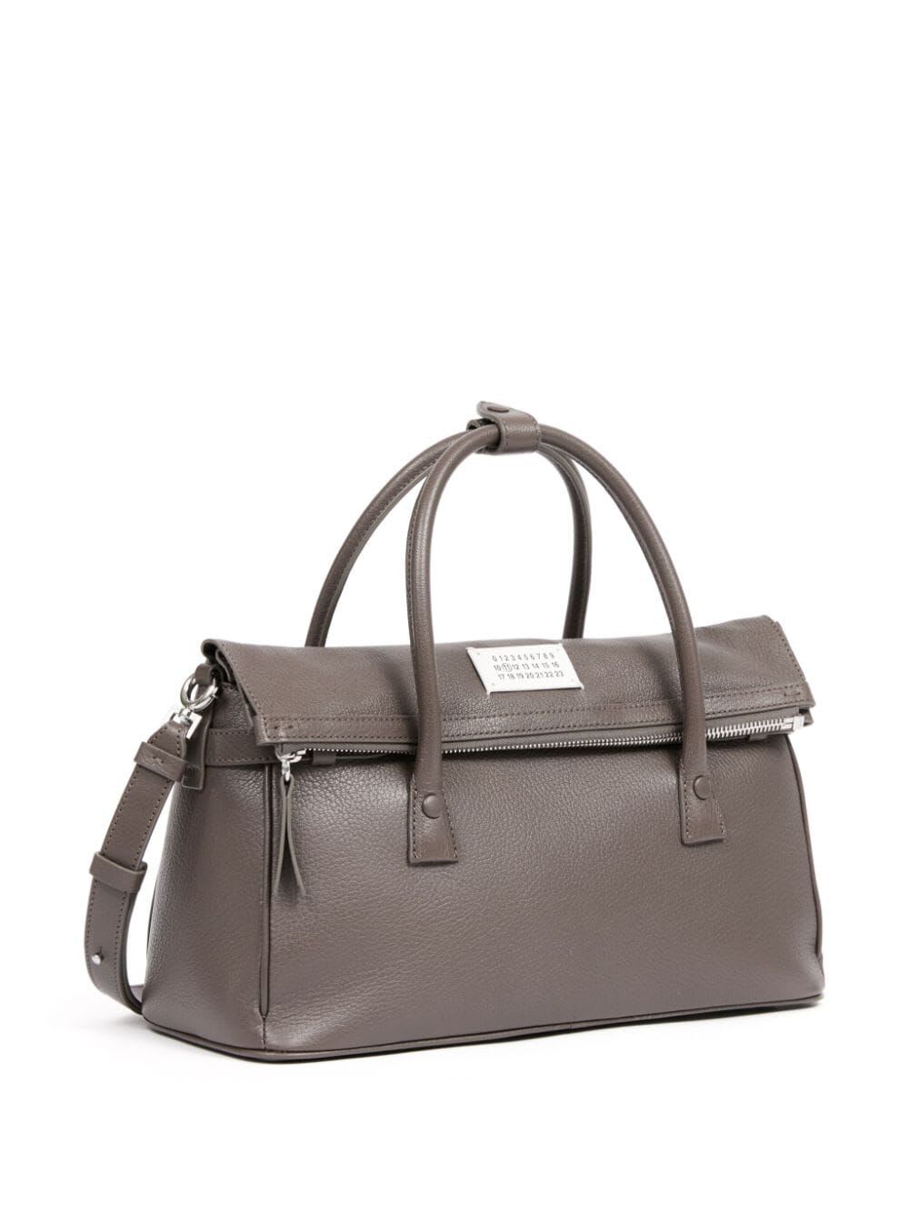 Shop Maison Margiela 5ac Handbag Est West In Elephant