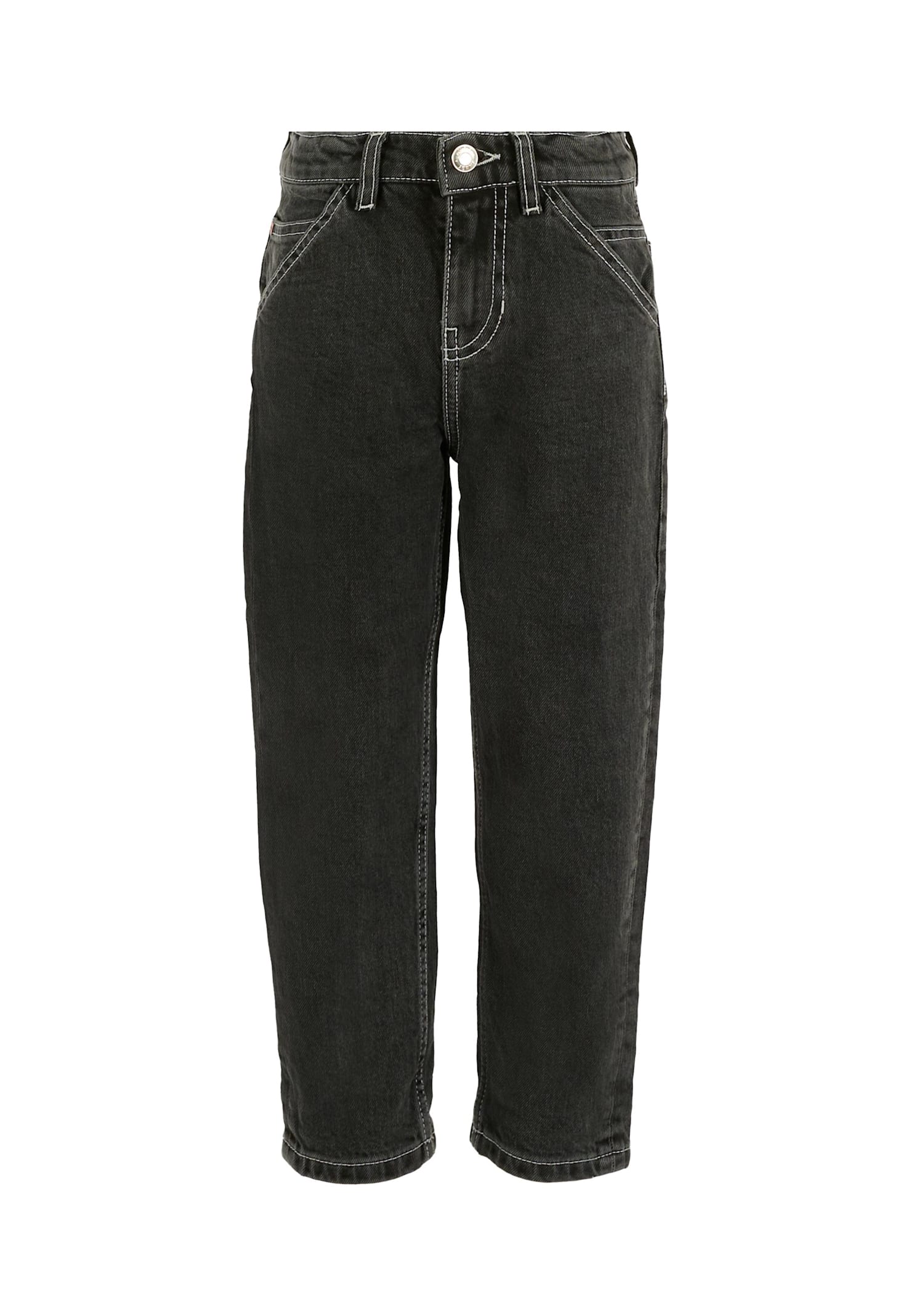 Hugo Boss Black Jeans For Boy With Logo In Black