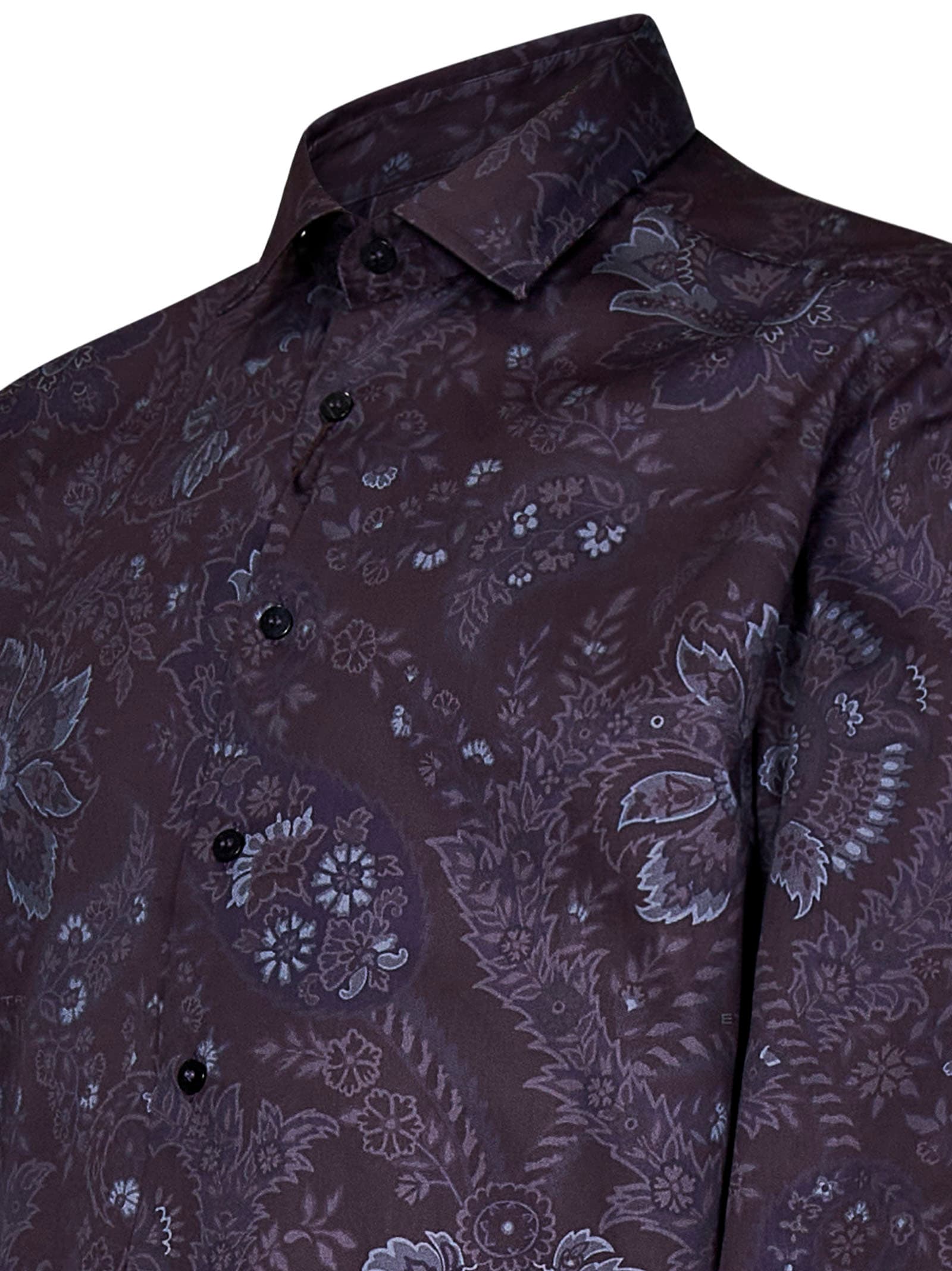 Shop Etro Shirt In Purple