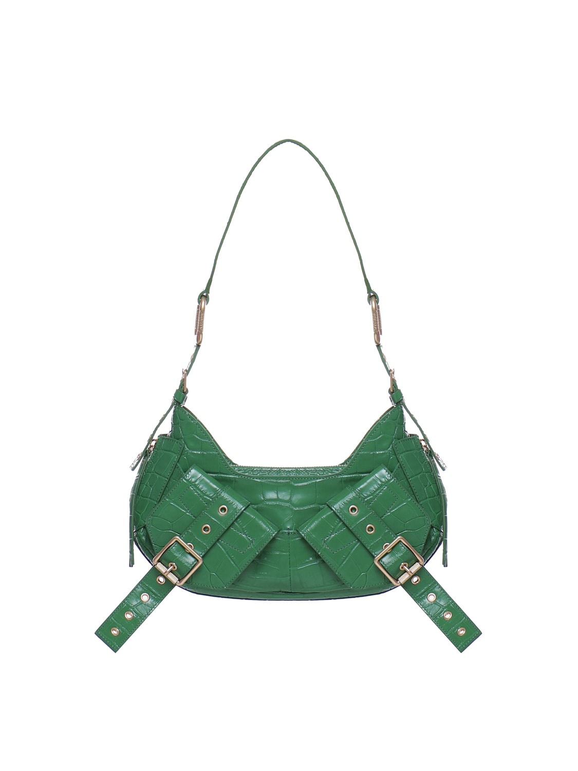 Biasia Shoulder Bag Y2k.001 In Emerald Green