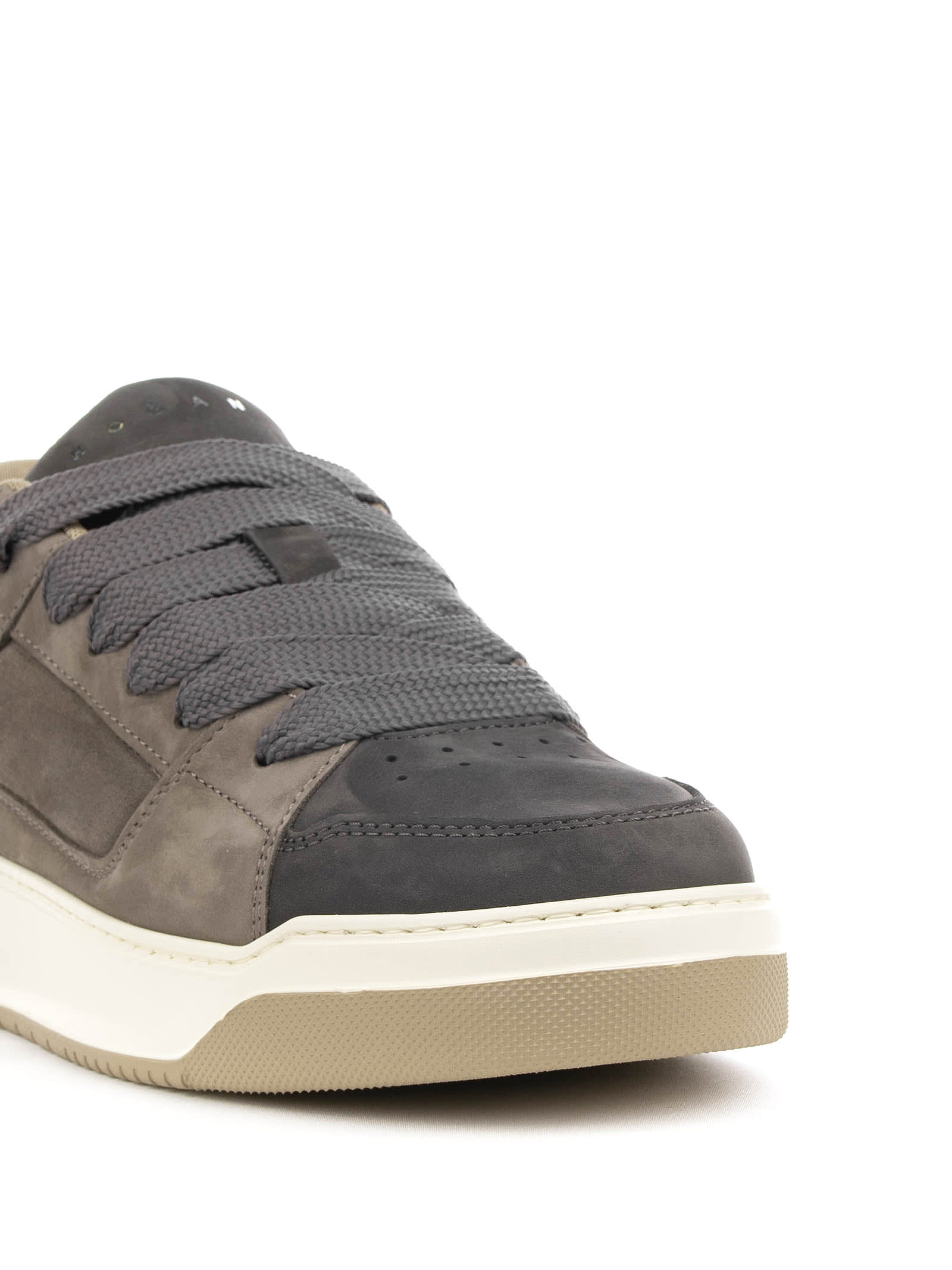 Shop Hogan H667 Chamallow Sneaker In Suede In Fango