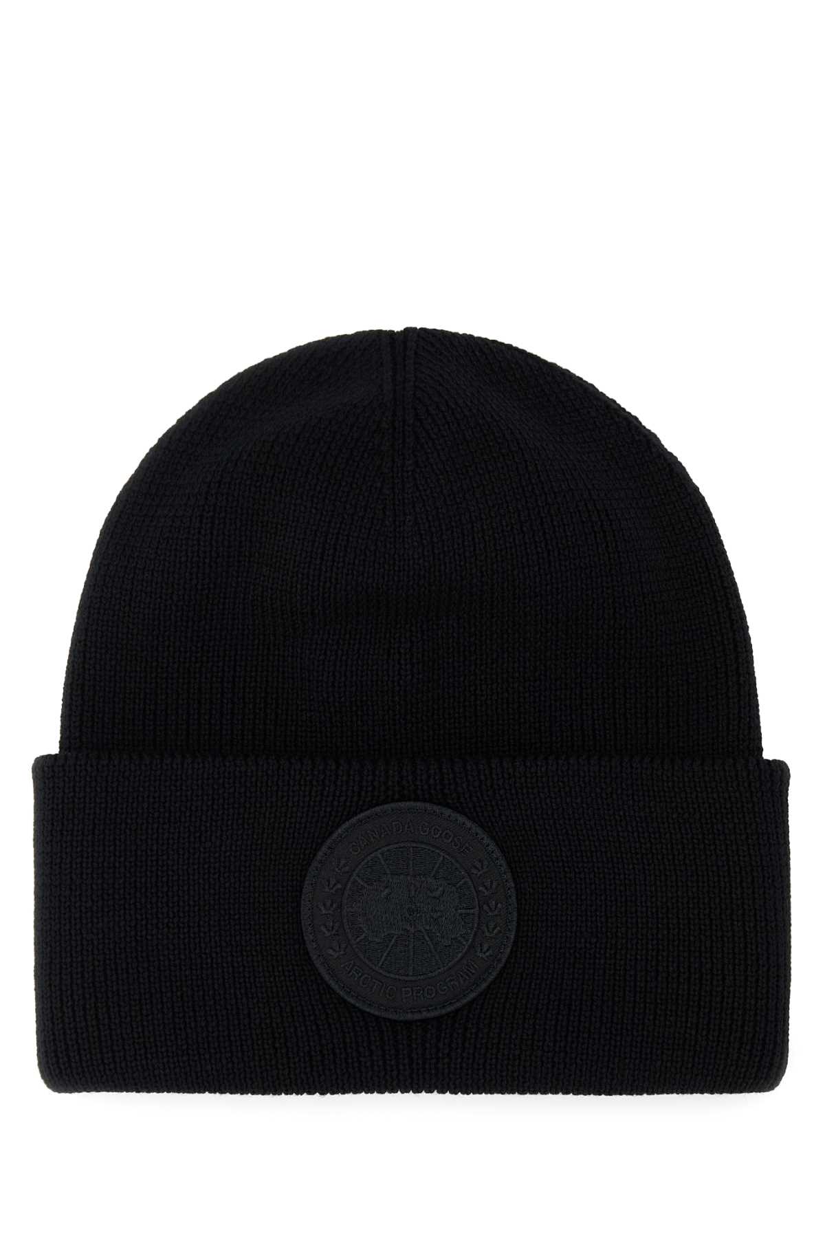 Black Wool Arctic Beanie Hat