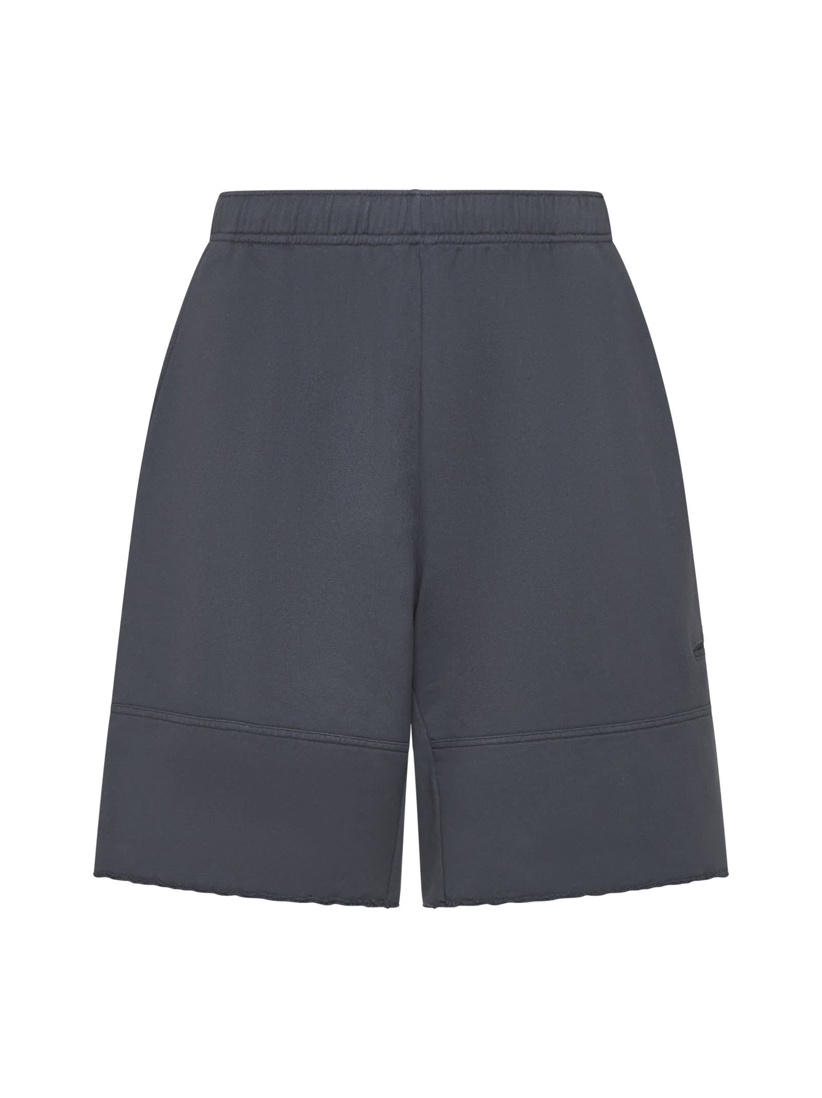 Shop Mm6 Maison Margiela Shorts In Grey