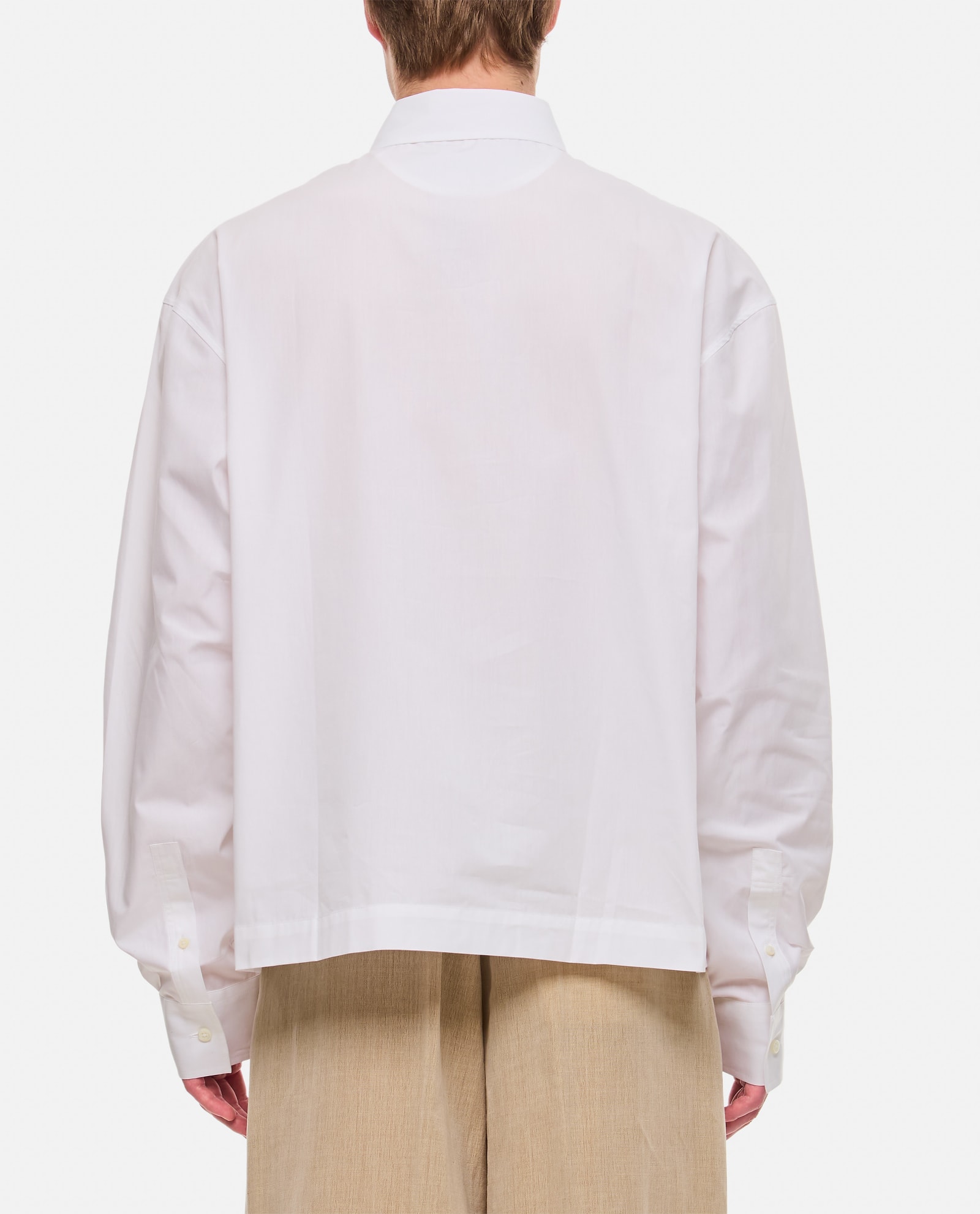Shop Jacquemus Papier Shirt In White