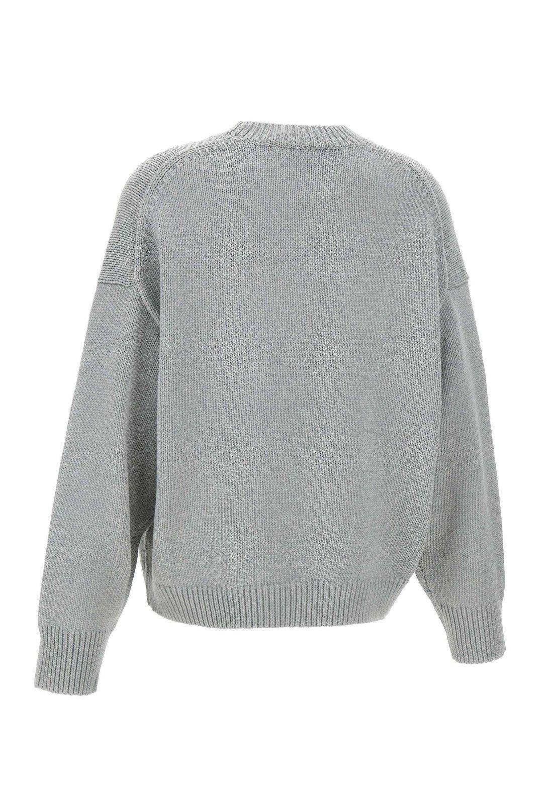 Shop Theory Crewneck Knitted Jumper