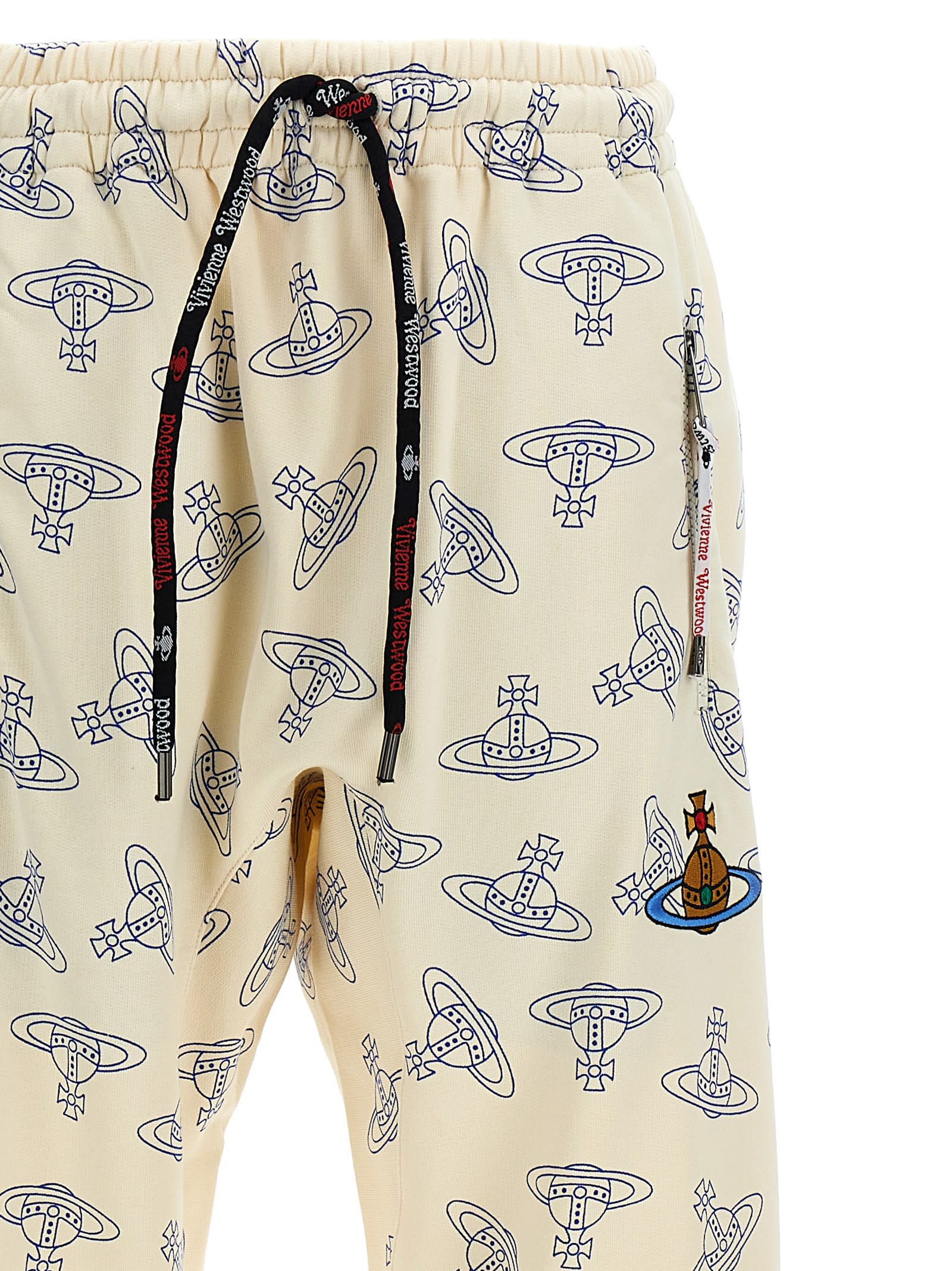 VIVIENNE WESTWOOD LOGO PRINT JOGGERS 