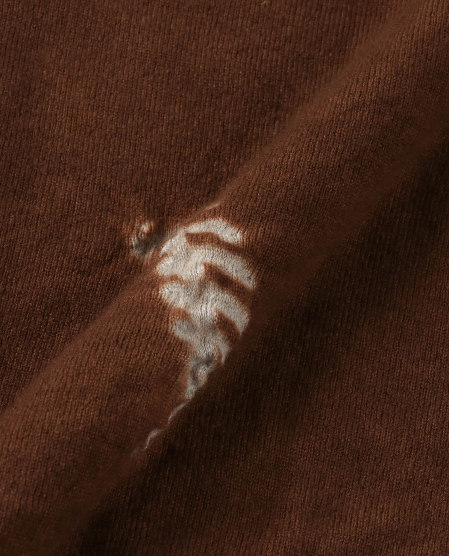Suzusan Fern-motif Button Cardigan In Brown