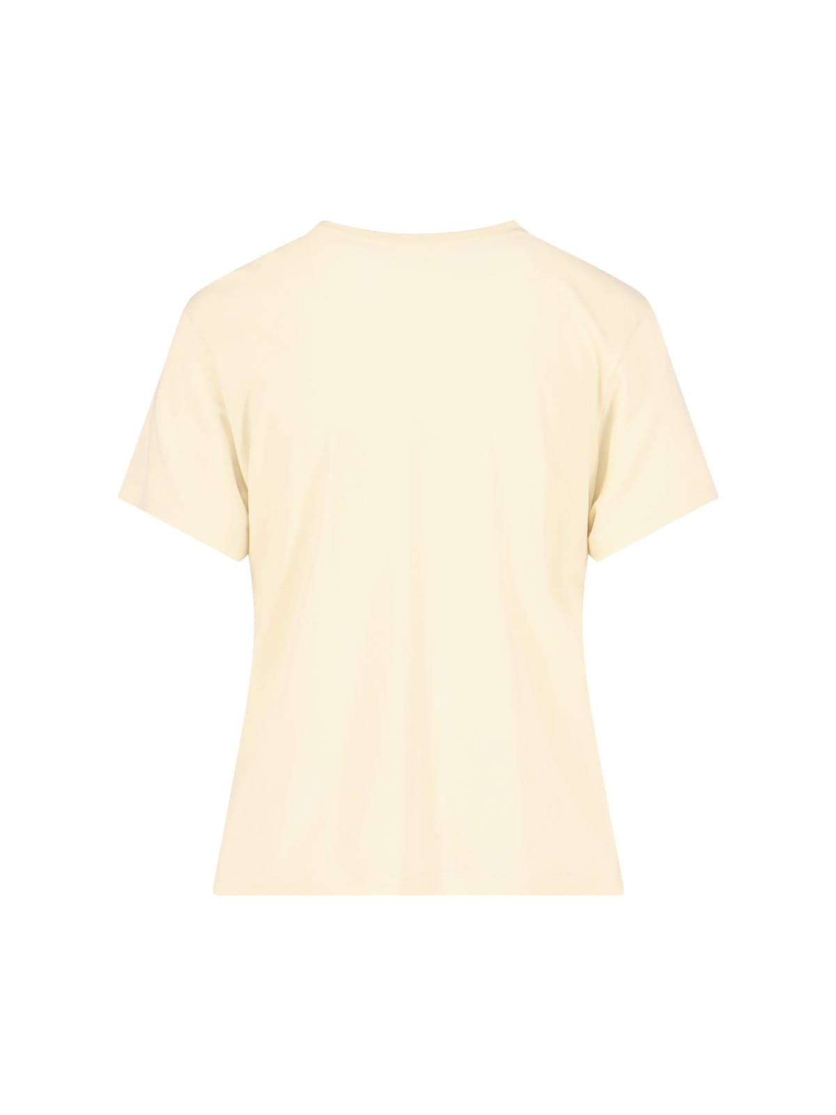 Shop Khaite Basic T-shirt In Yellow