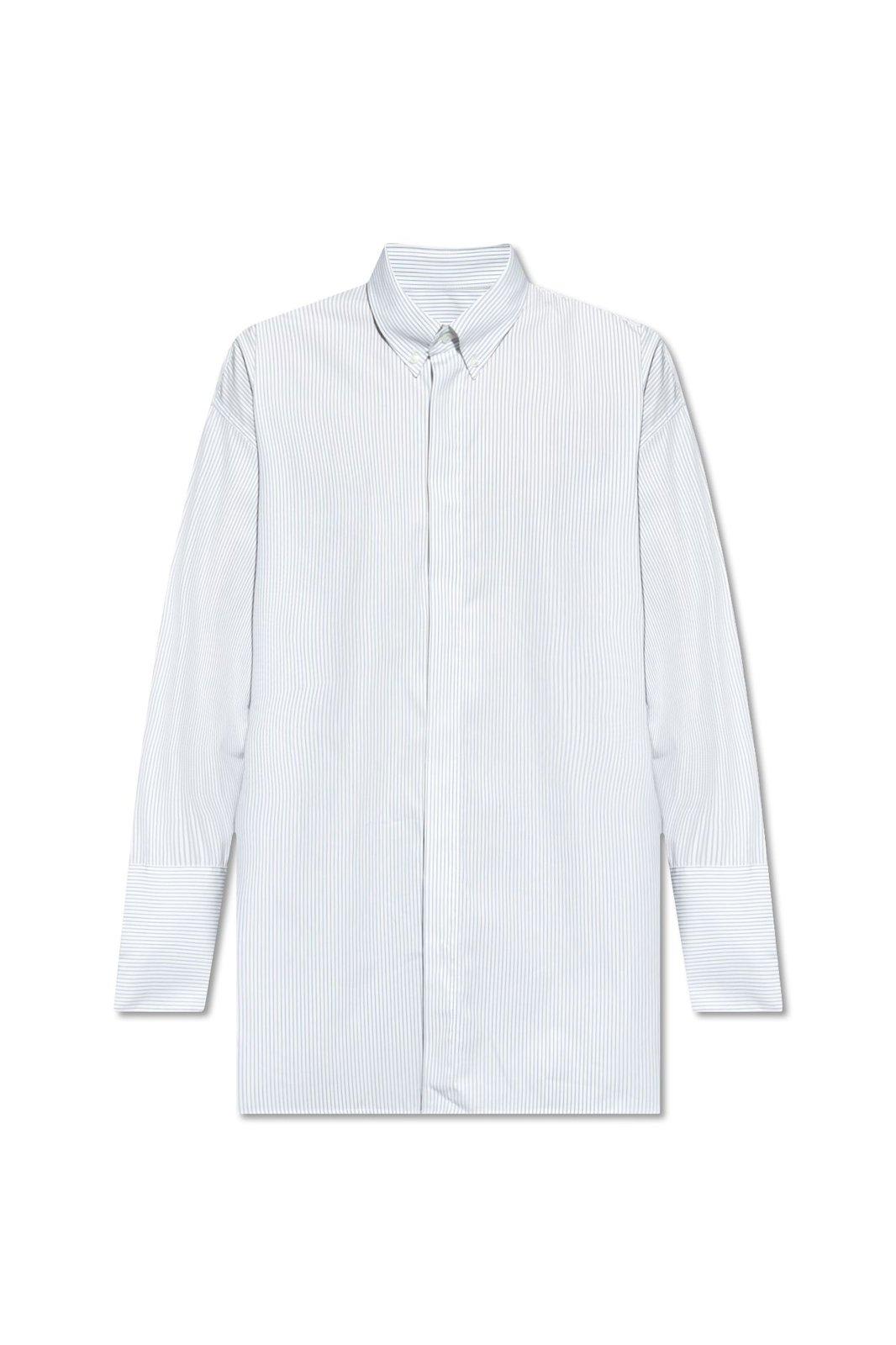Pinstriped Long-sleeved Shirt