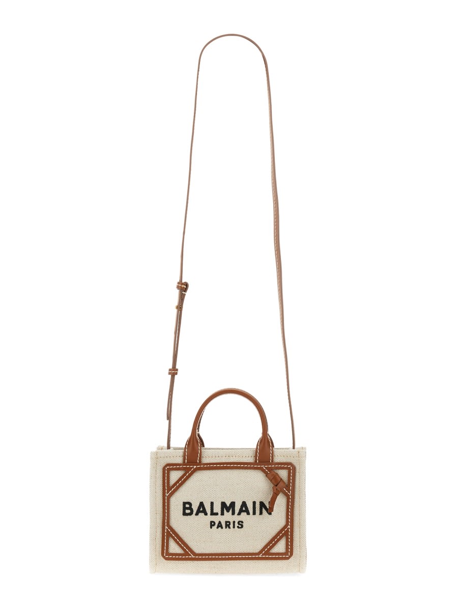 Shop Balmain Bag B-army In Ivory