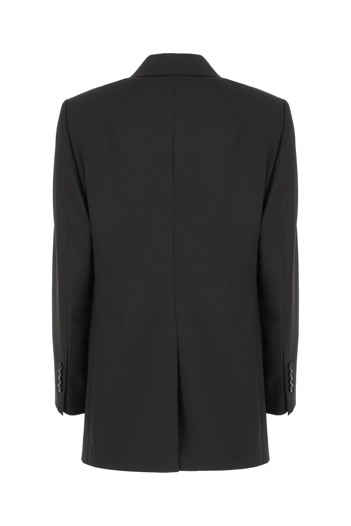 Shop Dolce & Gabbana Black Wool Blazer In Nero