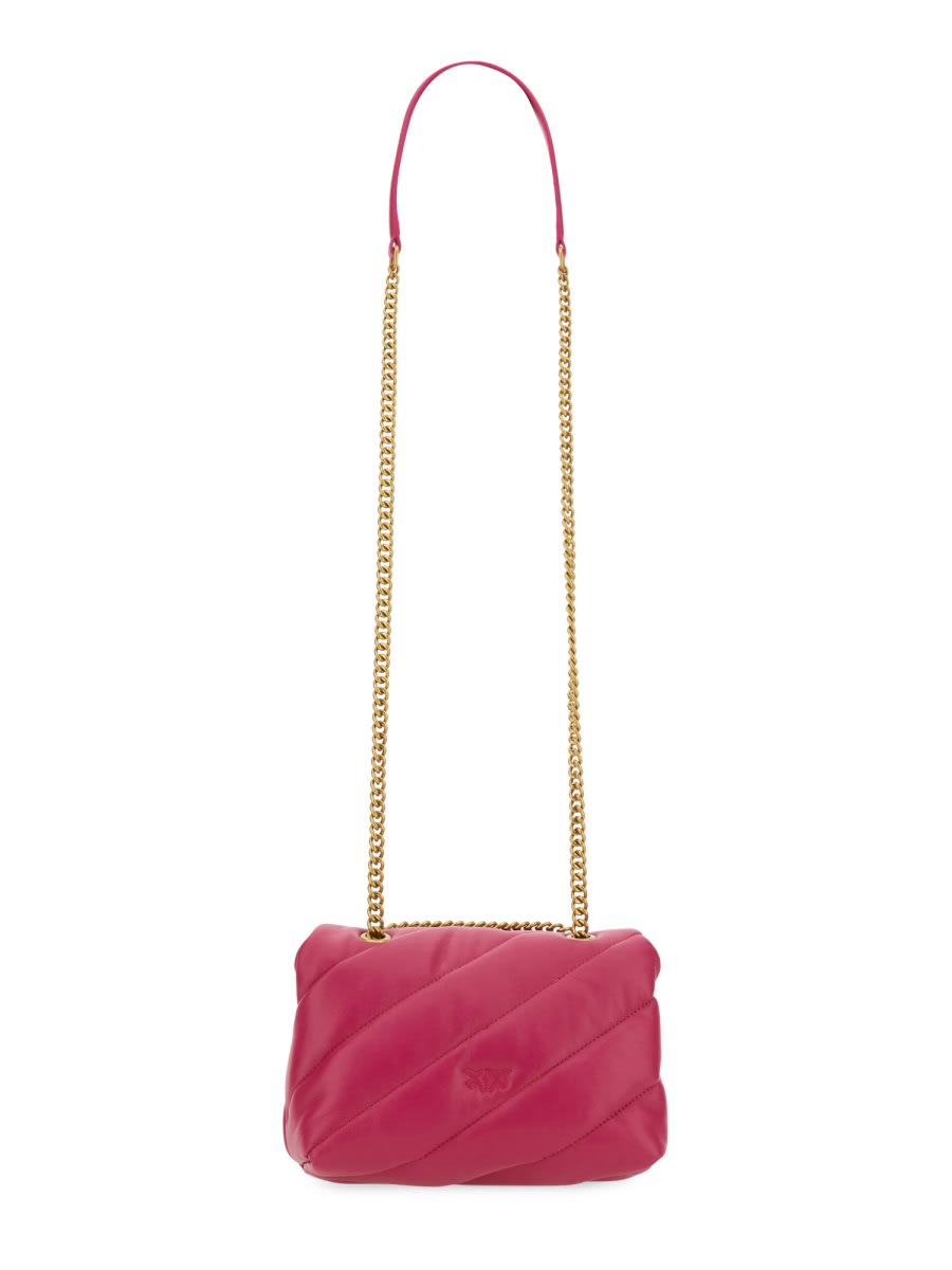 Shop Pinko Love Puff Mini Bag In Pink