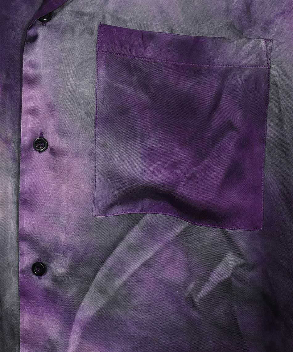 Msgm Viscose Shirt In Purple