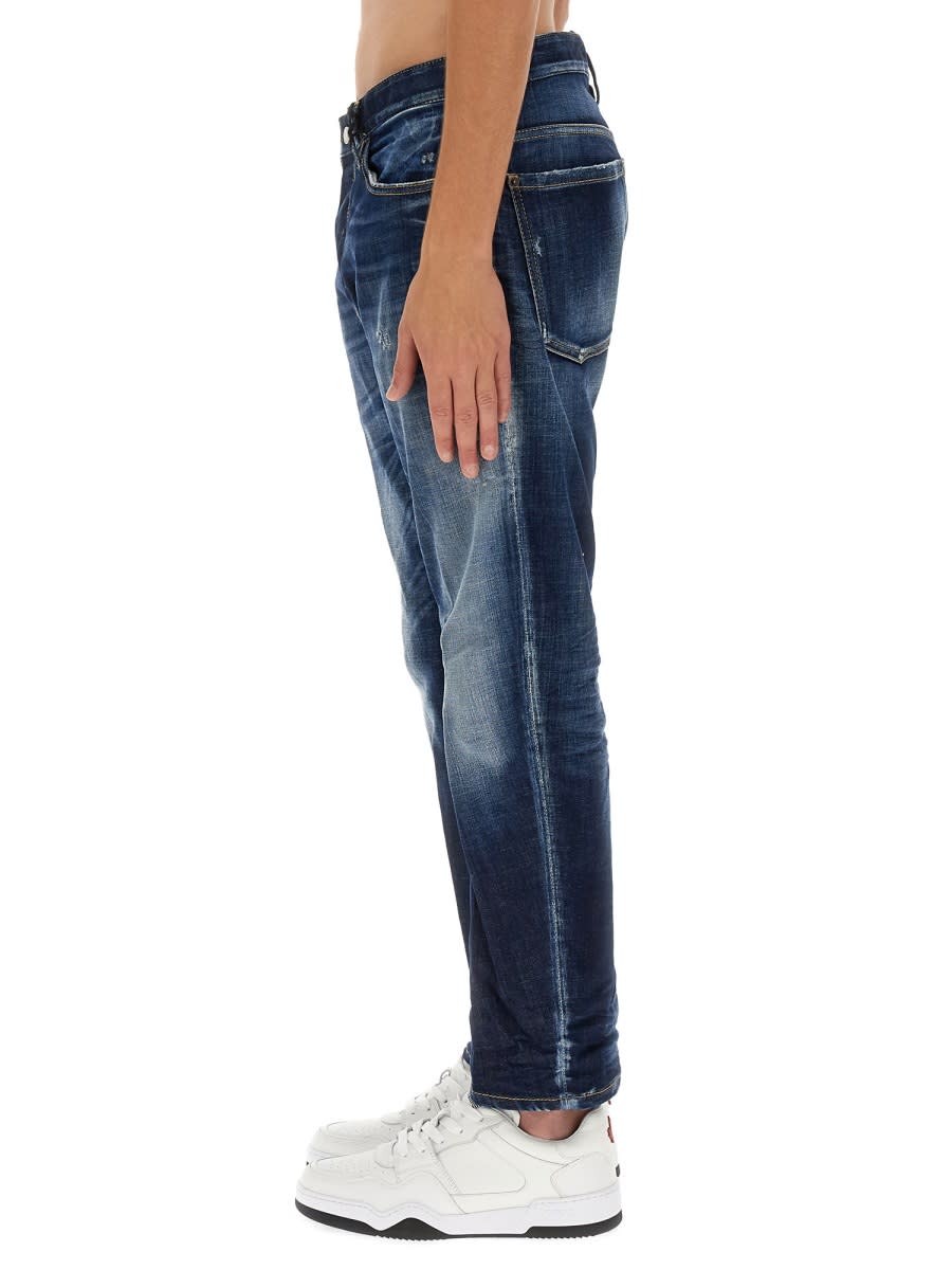 Shop Dsquared2 Jeans Bro In Blue