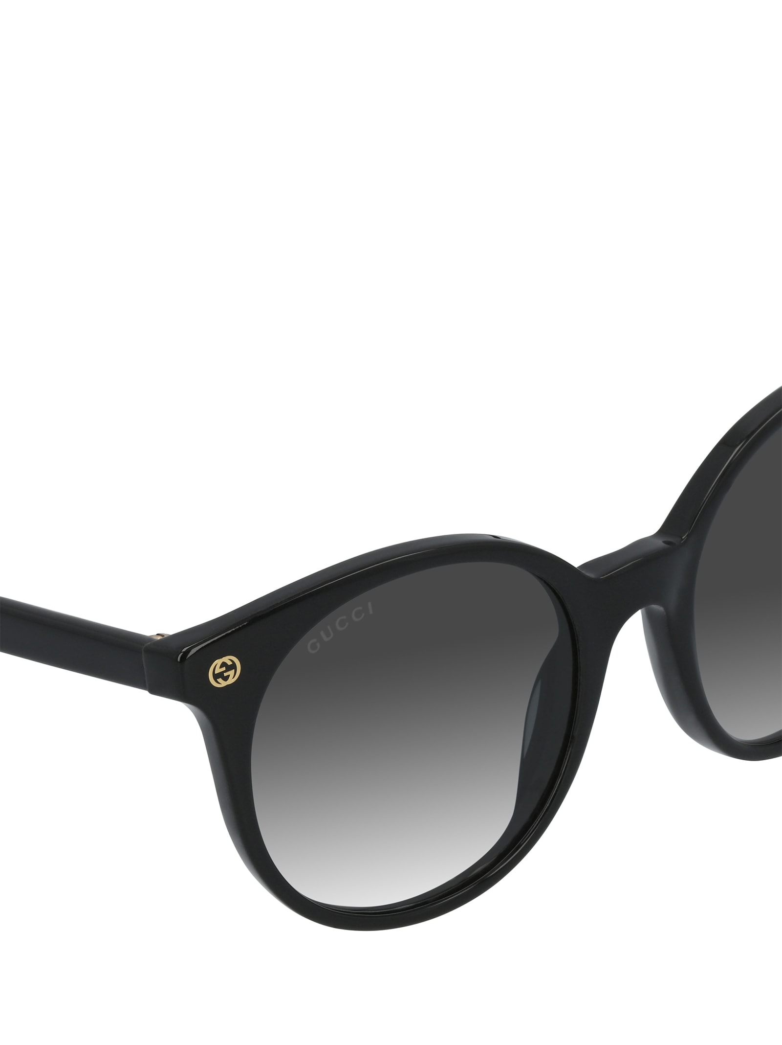 Shop Gucci Gg0091s Black Sunglasses