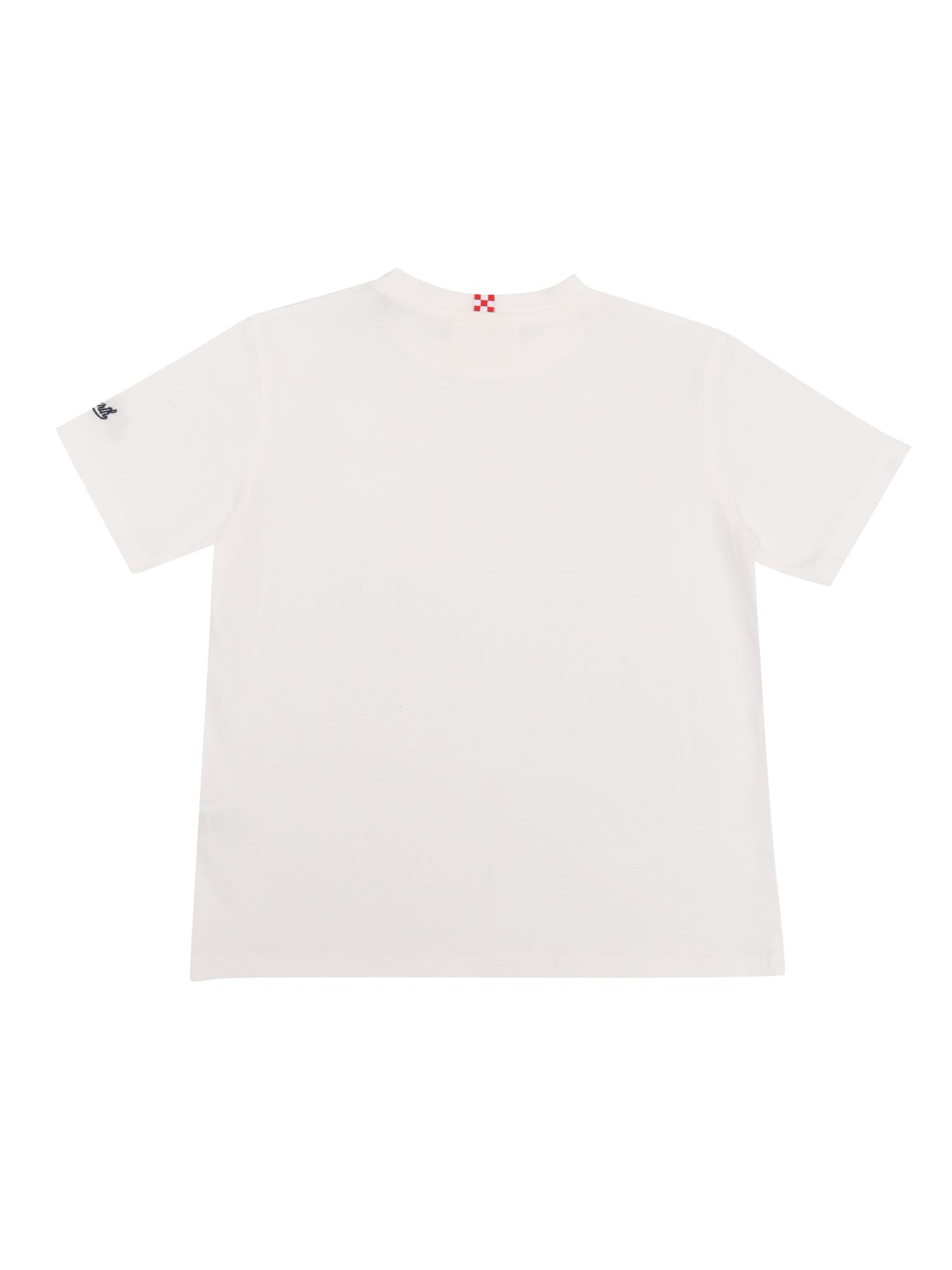 Mc2 Saint Barth T-shirt With Embroidery In White