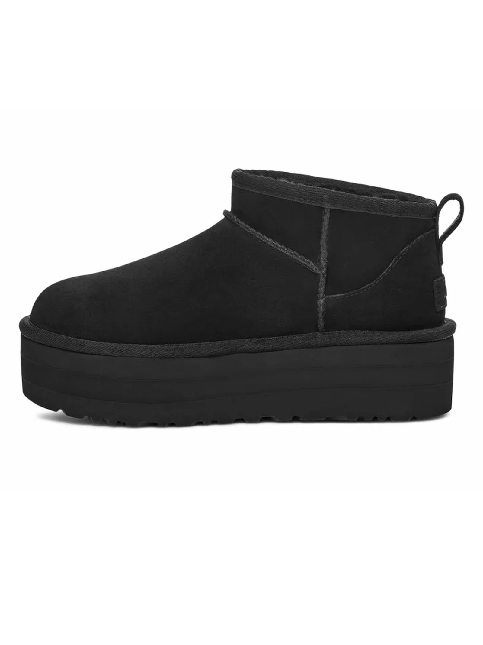 Shop Ugg Black Classic Ultra Mini Platform Boot