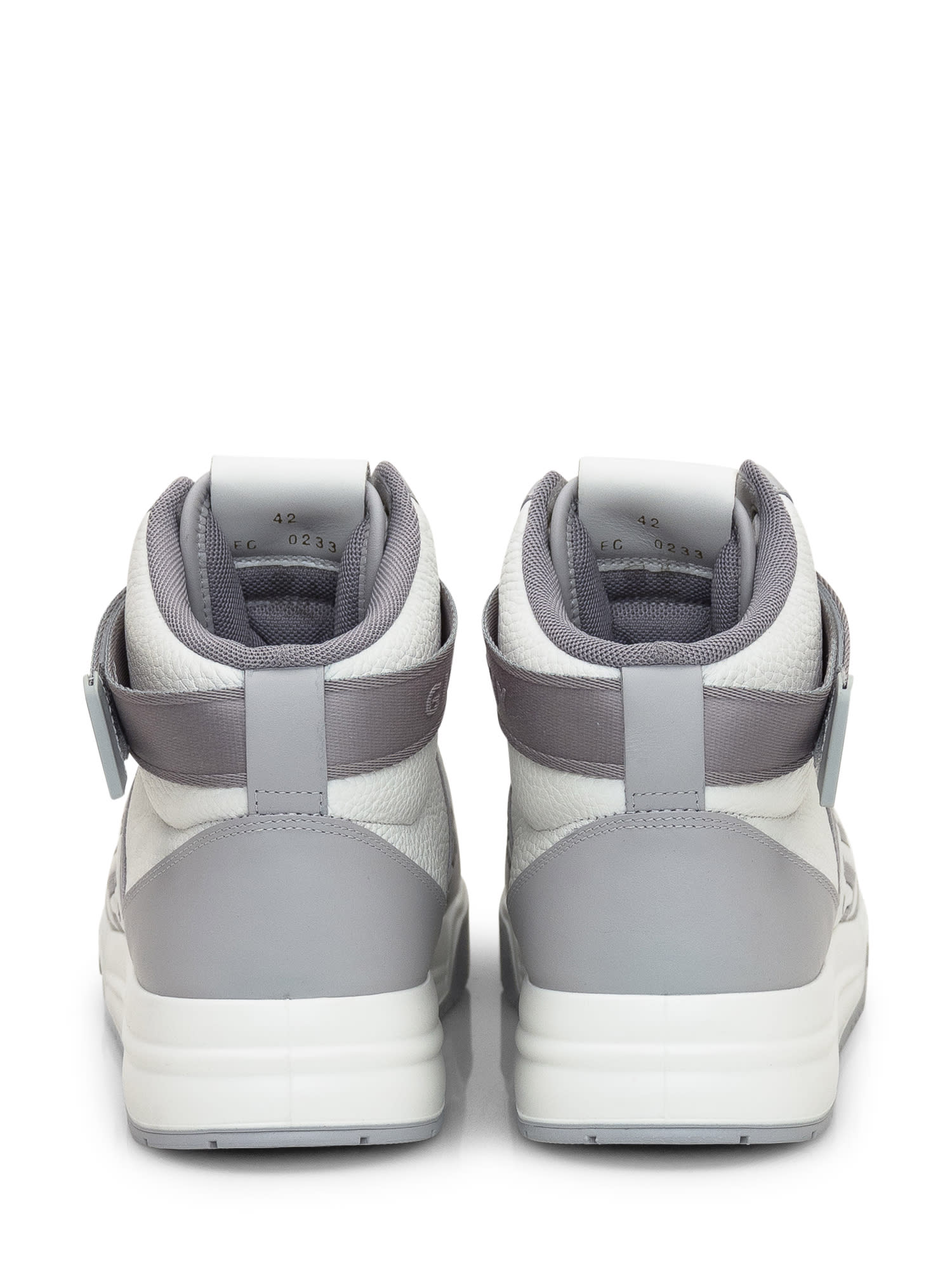 Shop Givenchy G4 High Sneaker In Grey