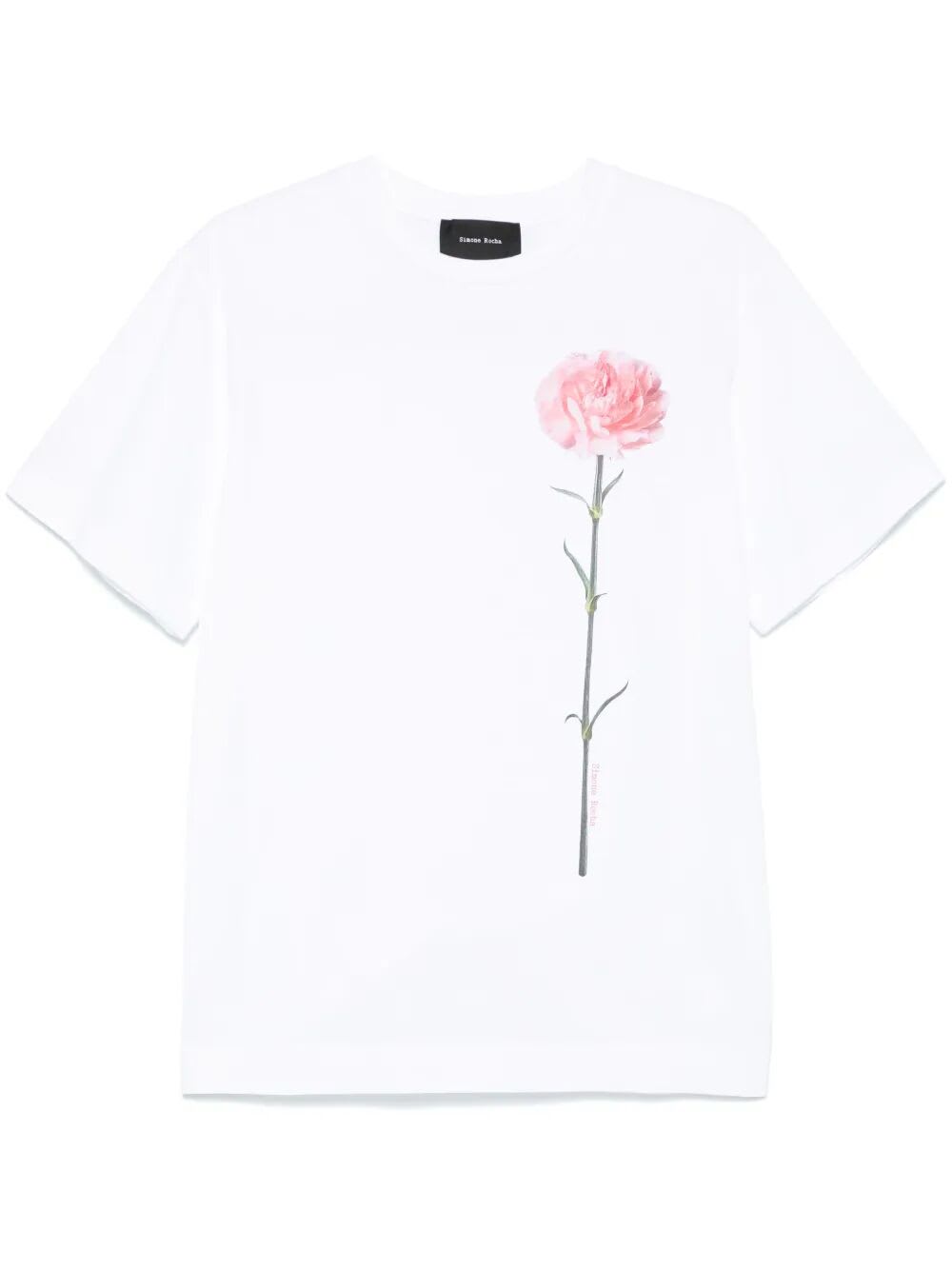 Carnation Print Short Sleeve T-shirt