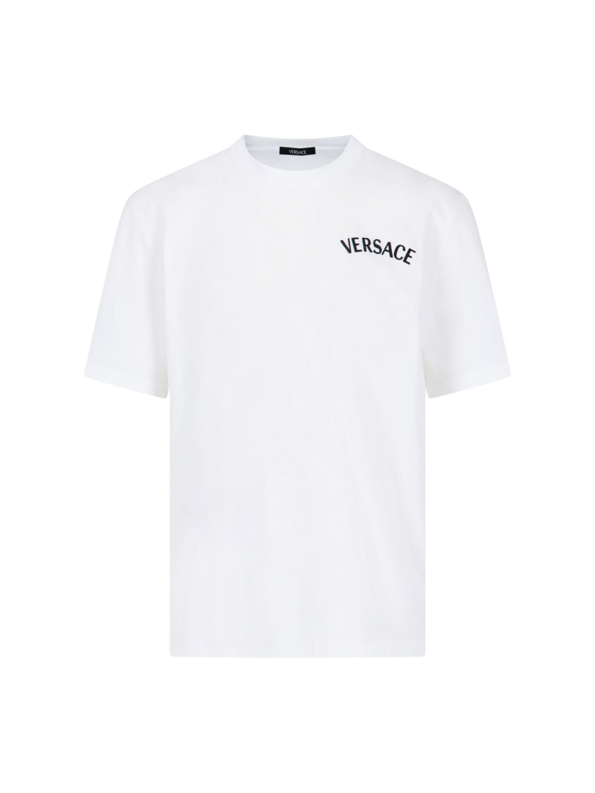 Shop Versace Milano Stamp T-shirt In White