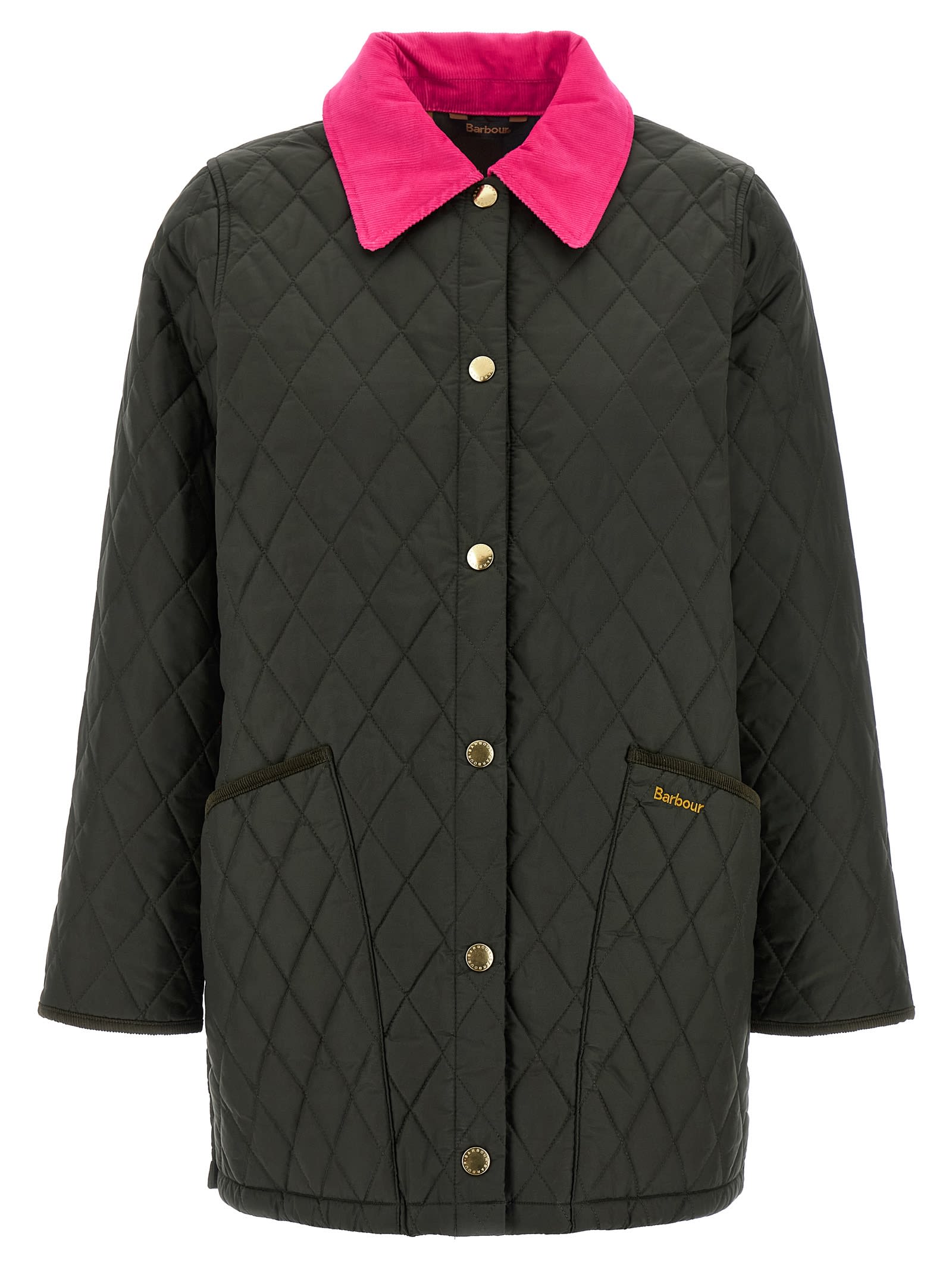 Barbour X Anthropologie Icons Liddesdale Quilted Jacket In Green
