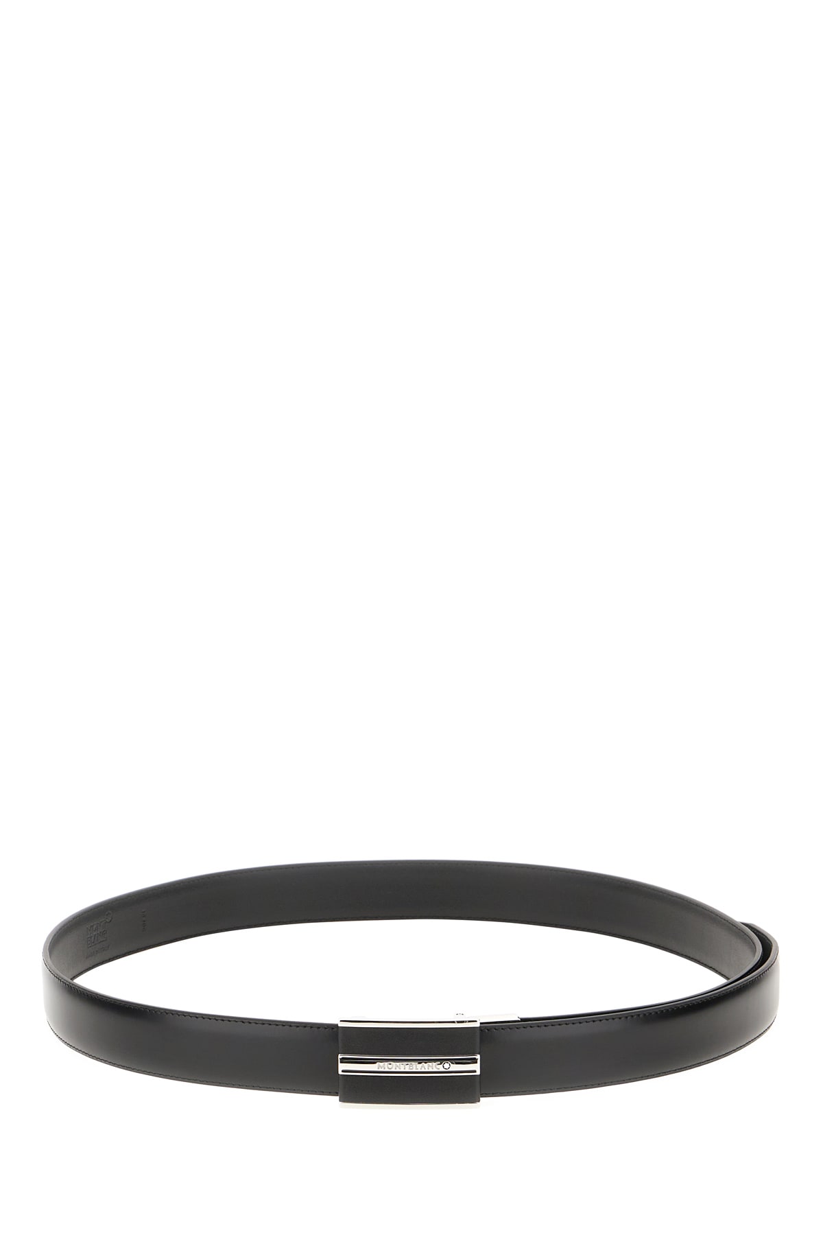 Shop Montblanc Black Leather Belt