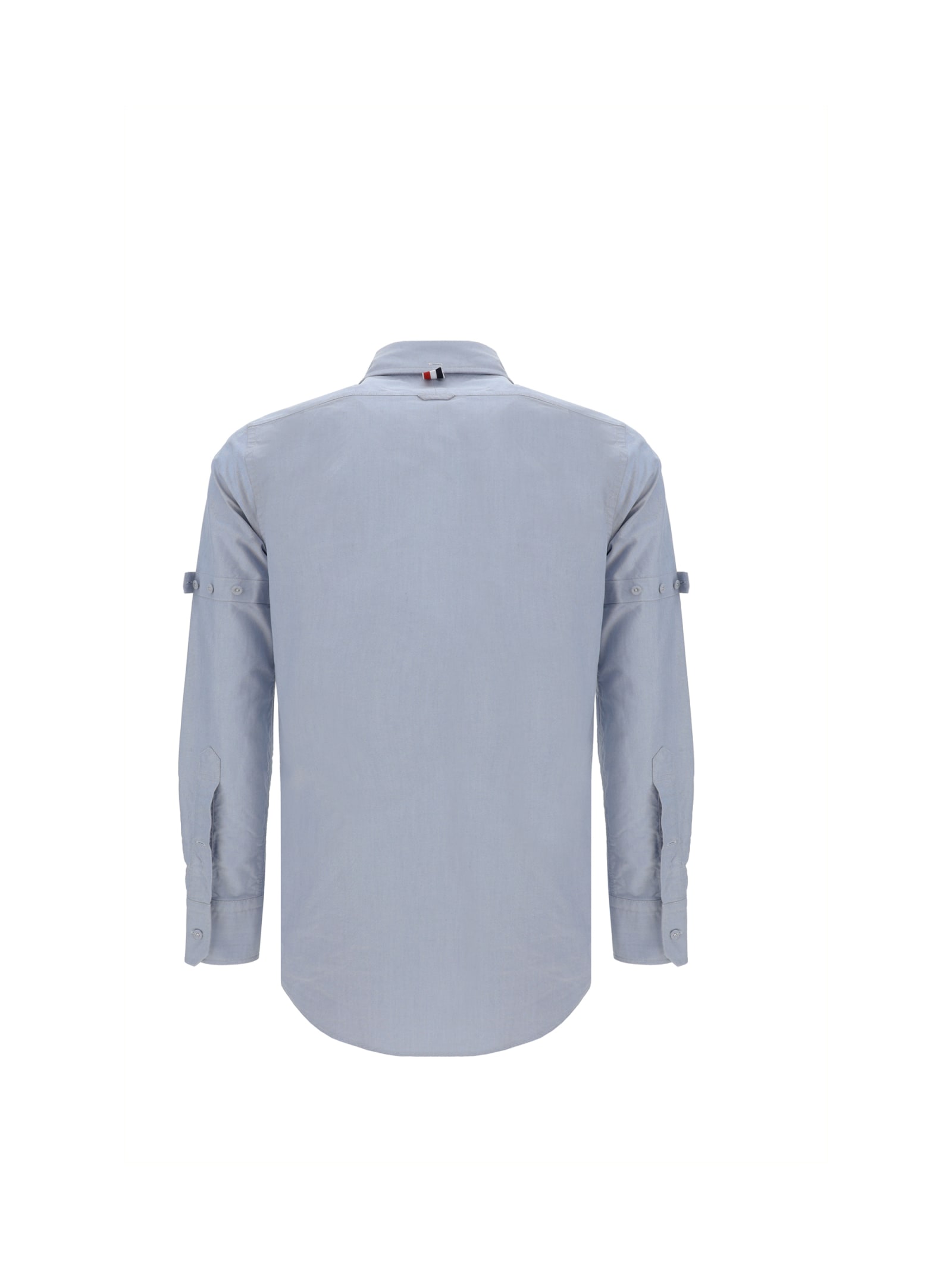 Shop Thom Browne Shirt In Light Blue